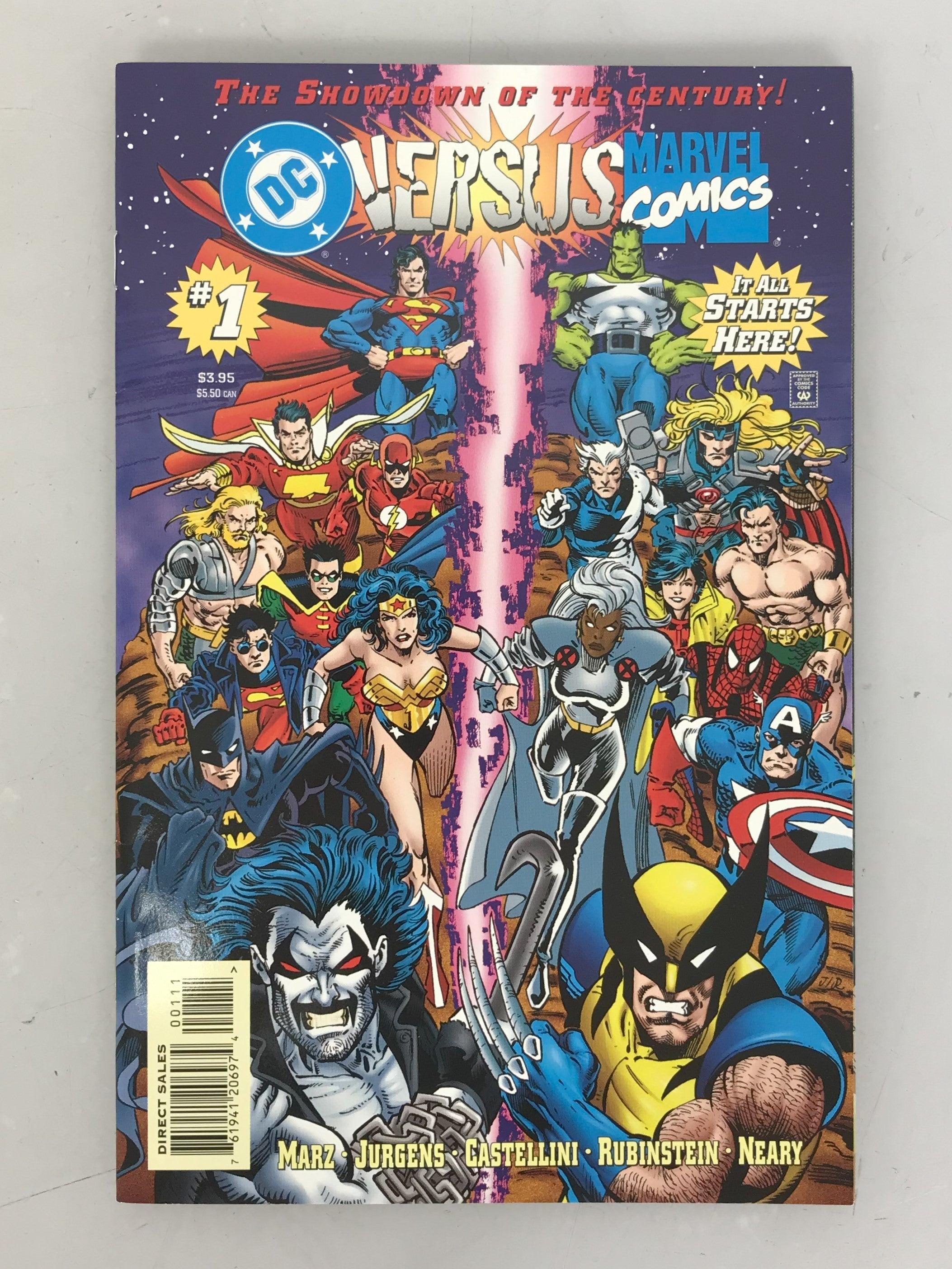 DC Versus Marvel/Marvel Versus DC 1 1996