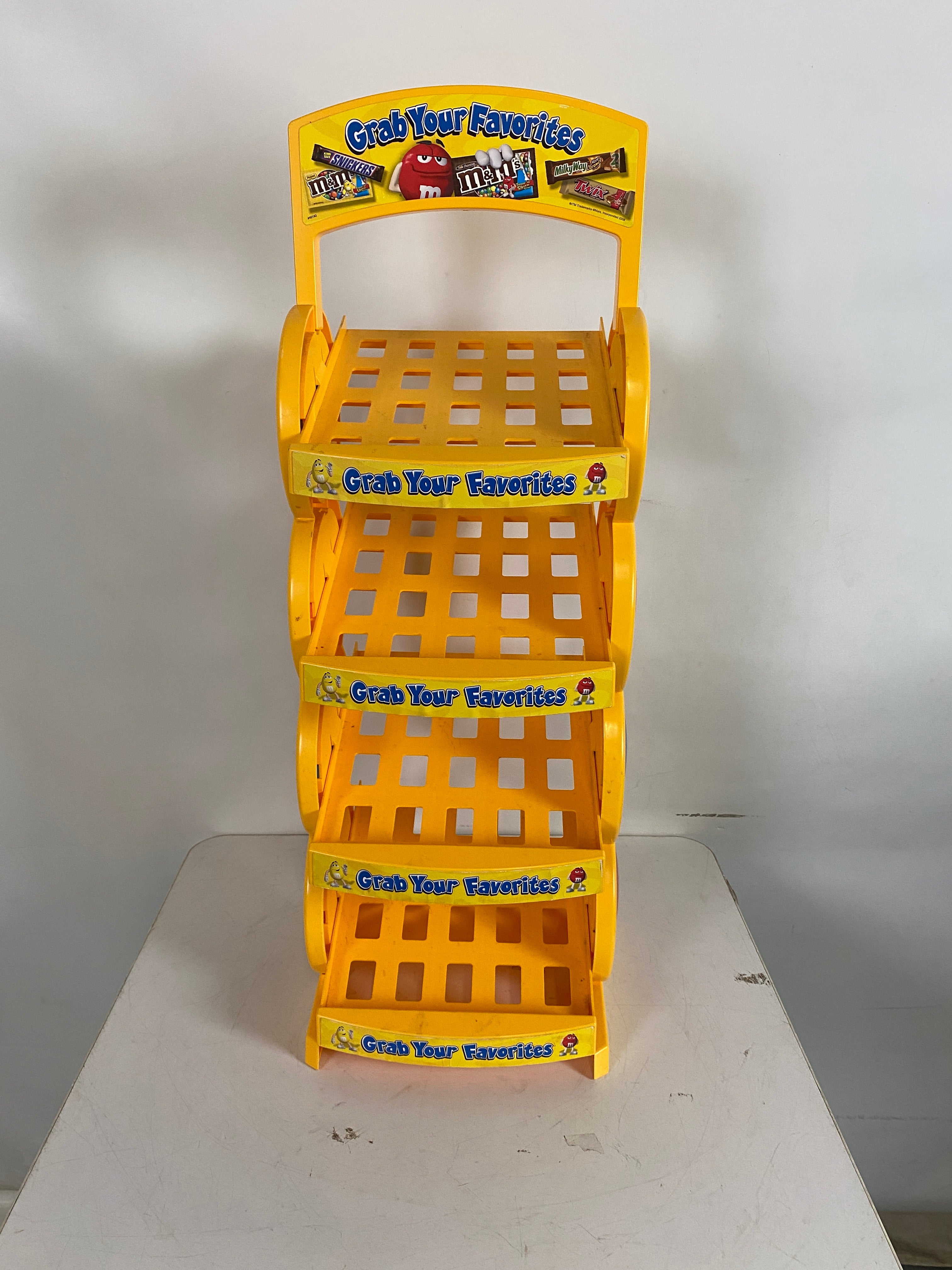 M&M's Sale Display 4 Tier Counter Rack