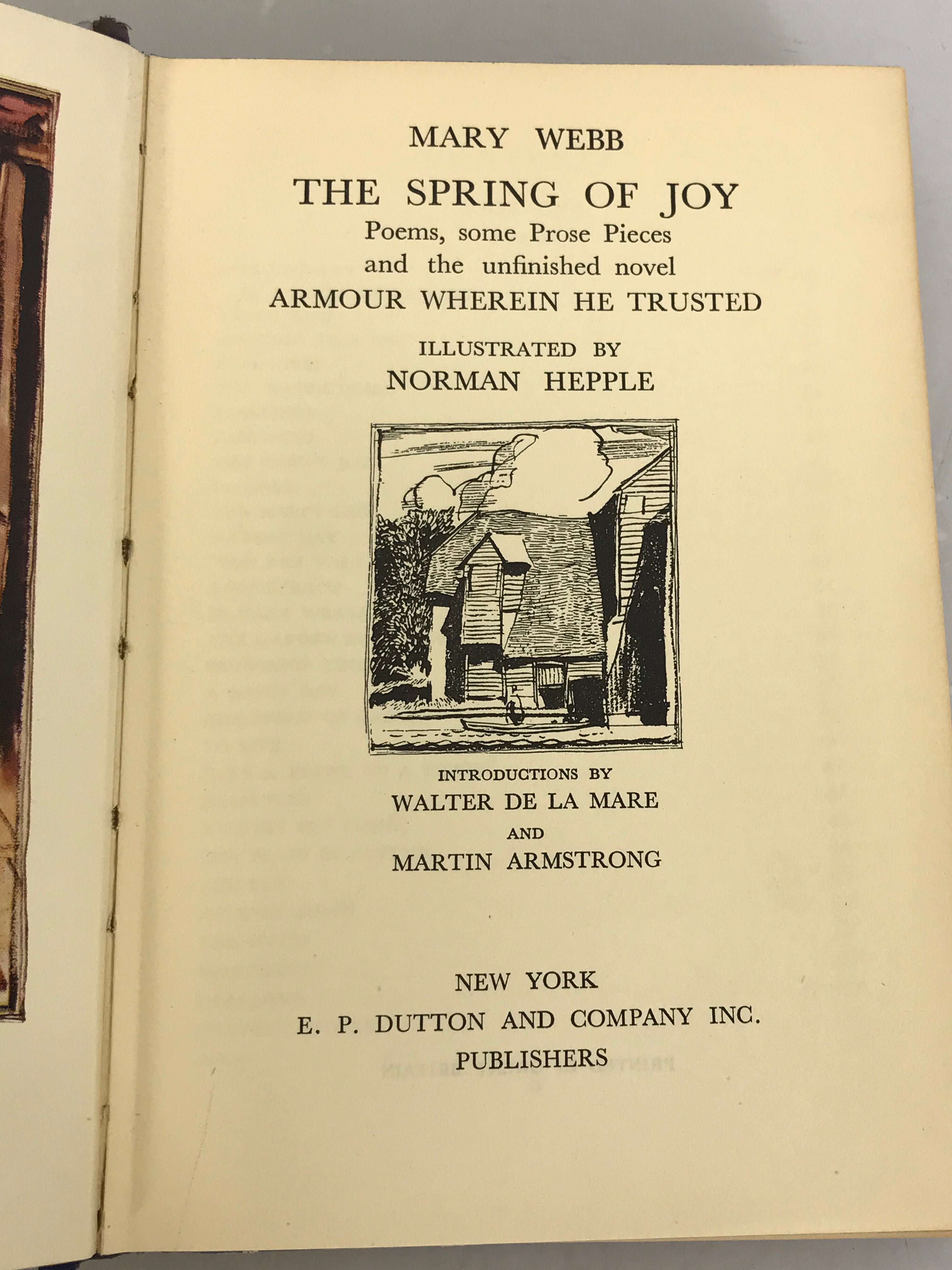 The Spring of Joy by Mary Webb  HC