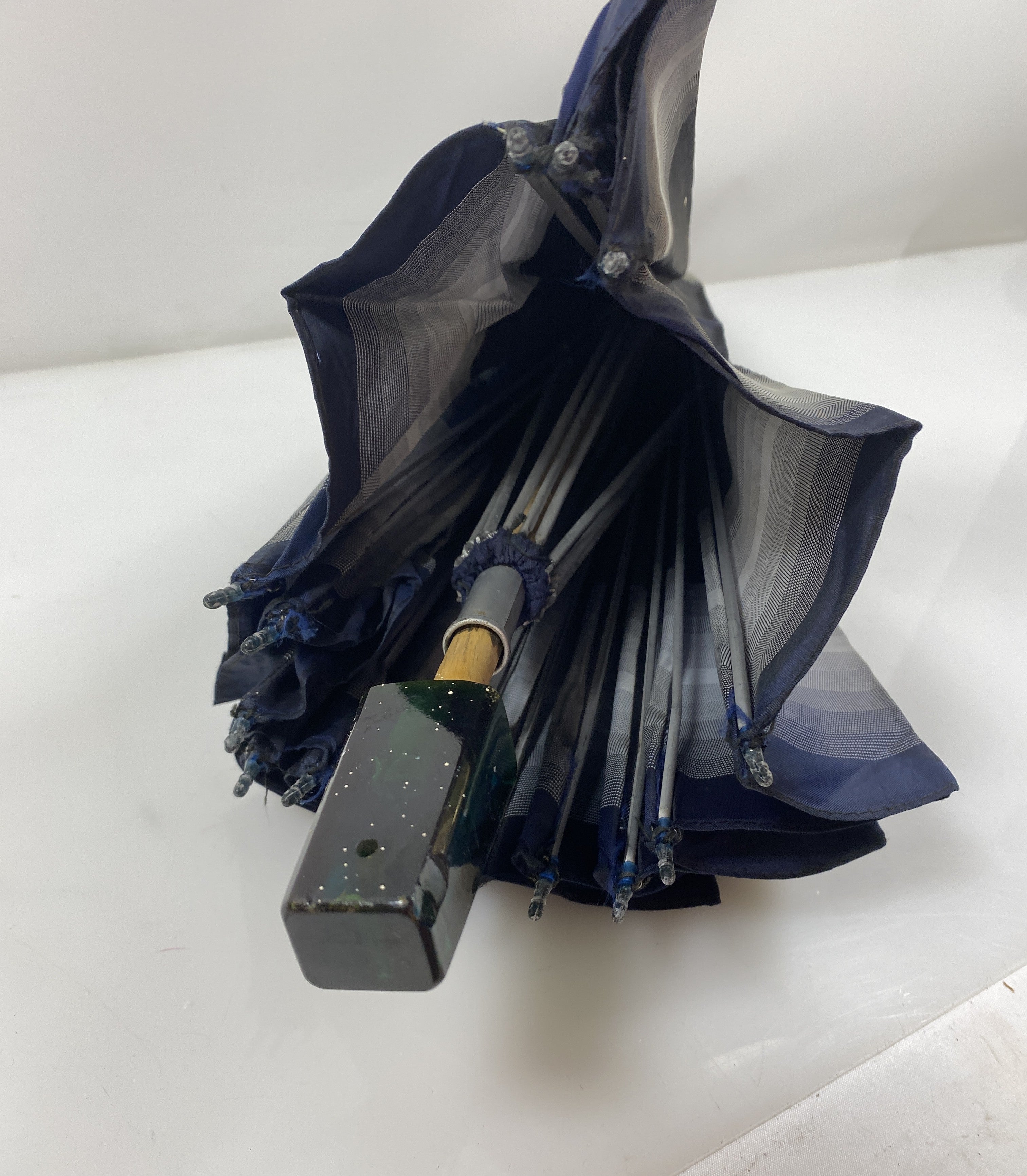 Vintage Blue and Grey Umbrella