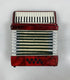 Miniature Red and White Accordion