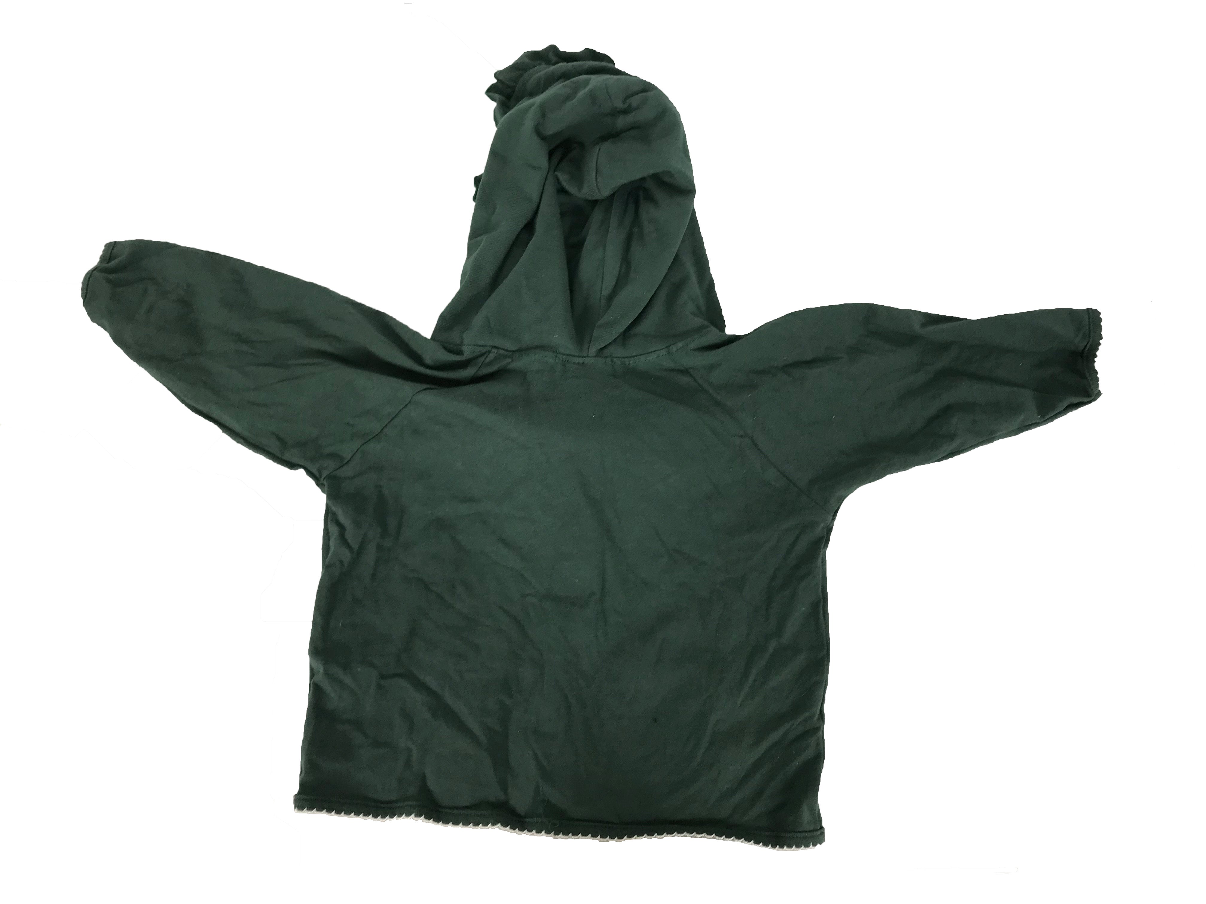 Green MSU Button-Down Hooded Sweater Kid's Size 2T