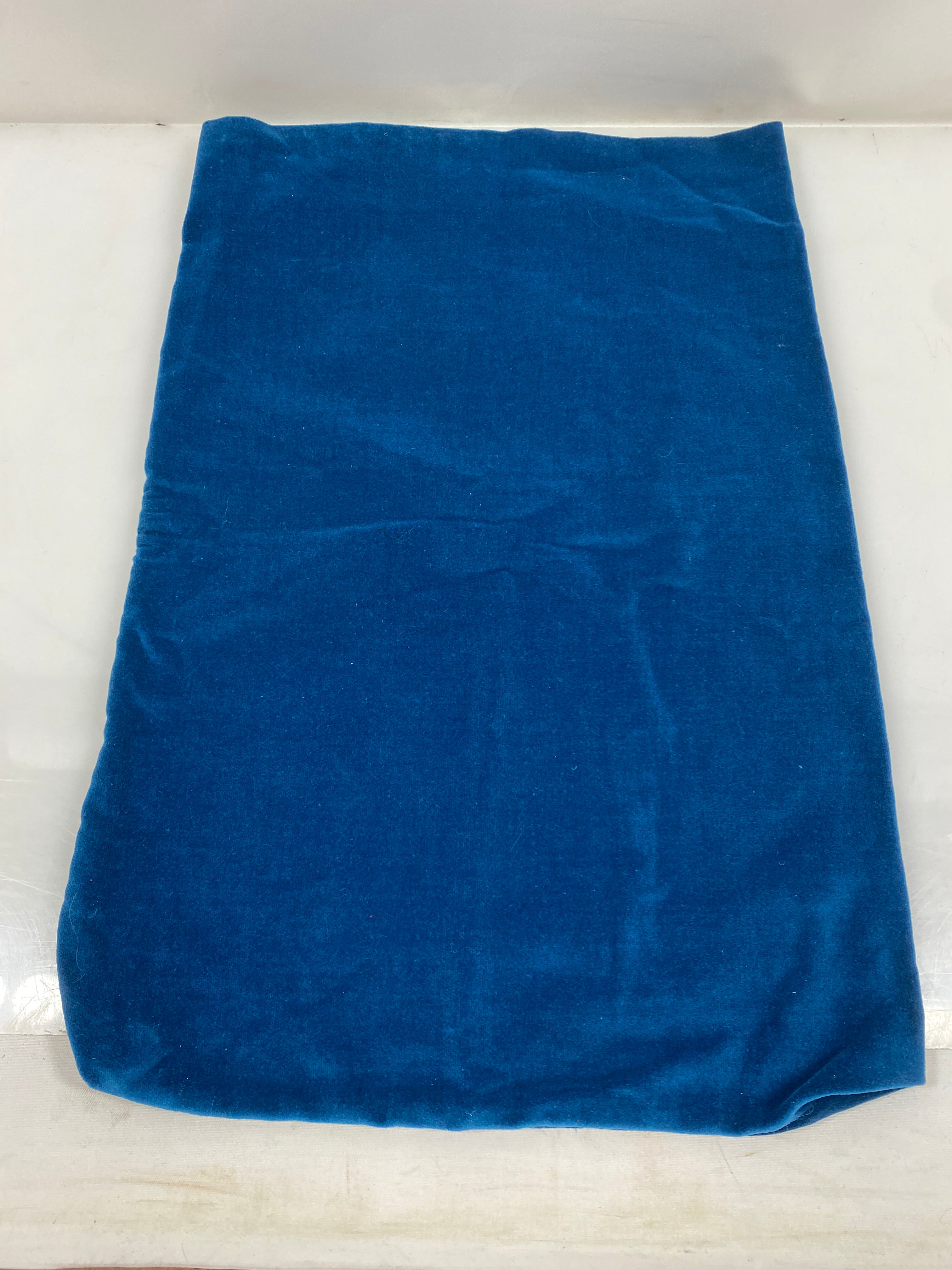 Vintage 1970's Blue Velvet Cloth Envelope