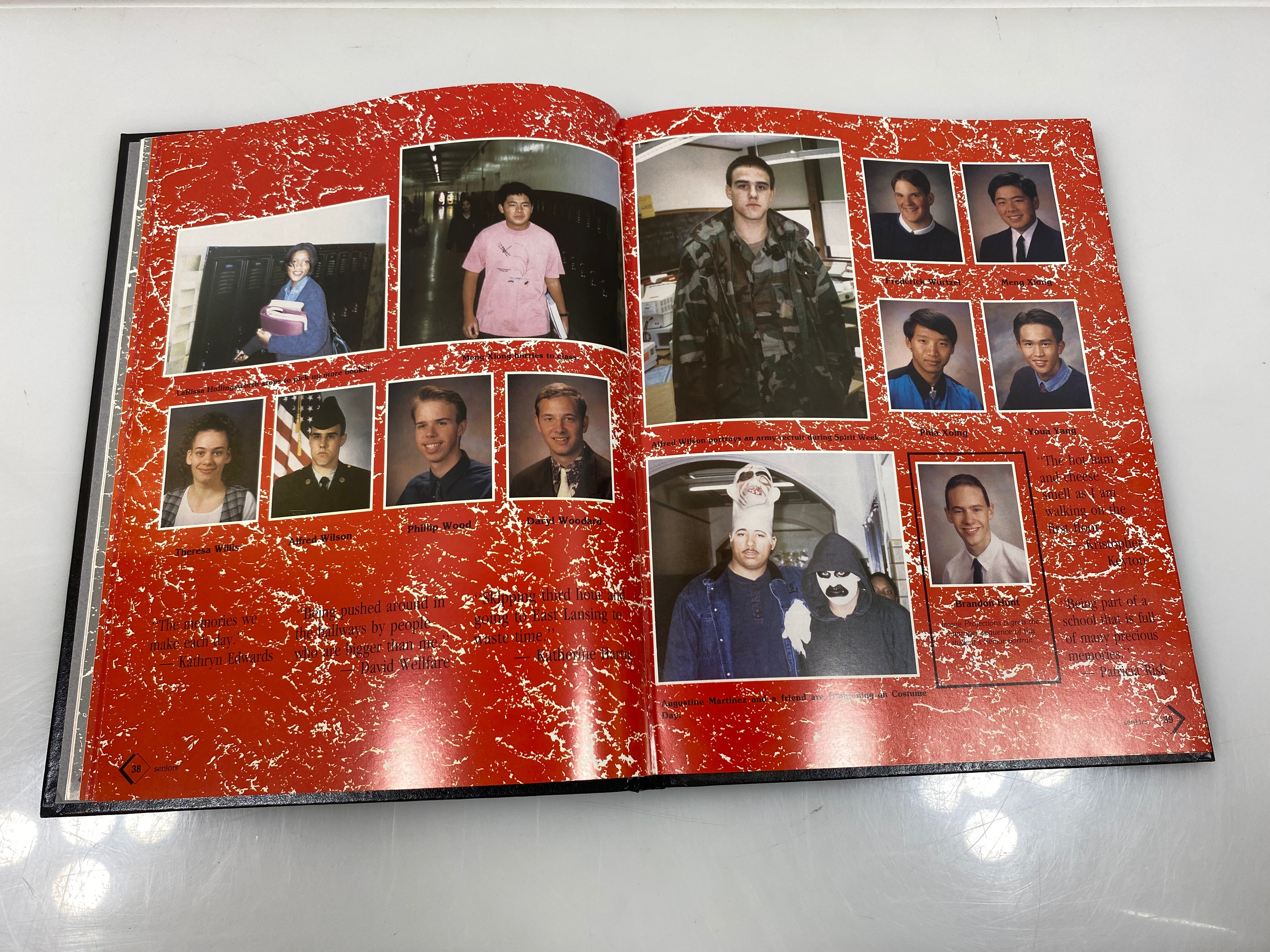 1996 "Lantern" Lansing Eastern High School Yearbook Lansing Michigan HC