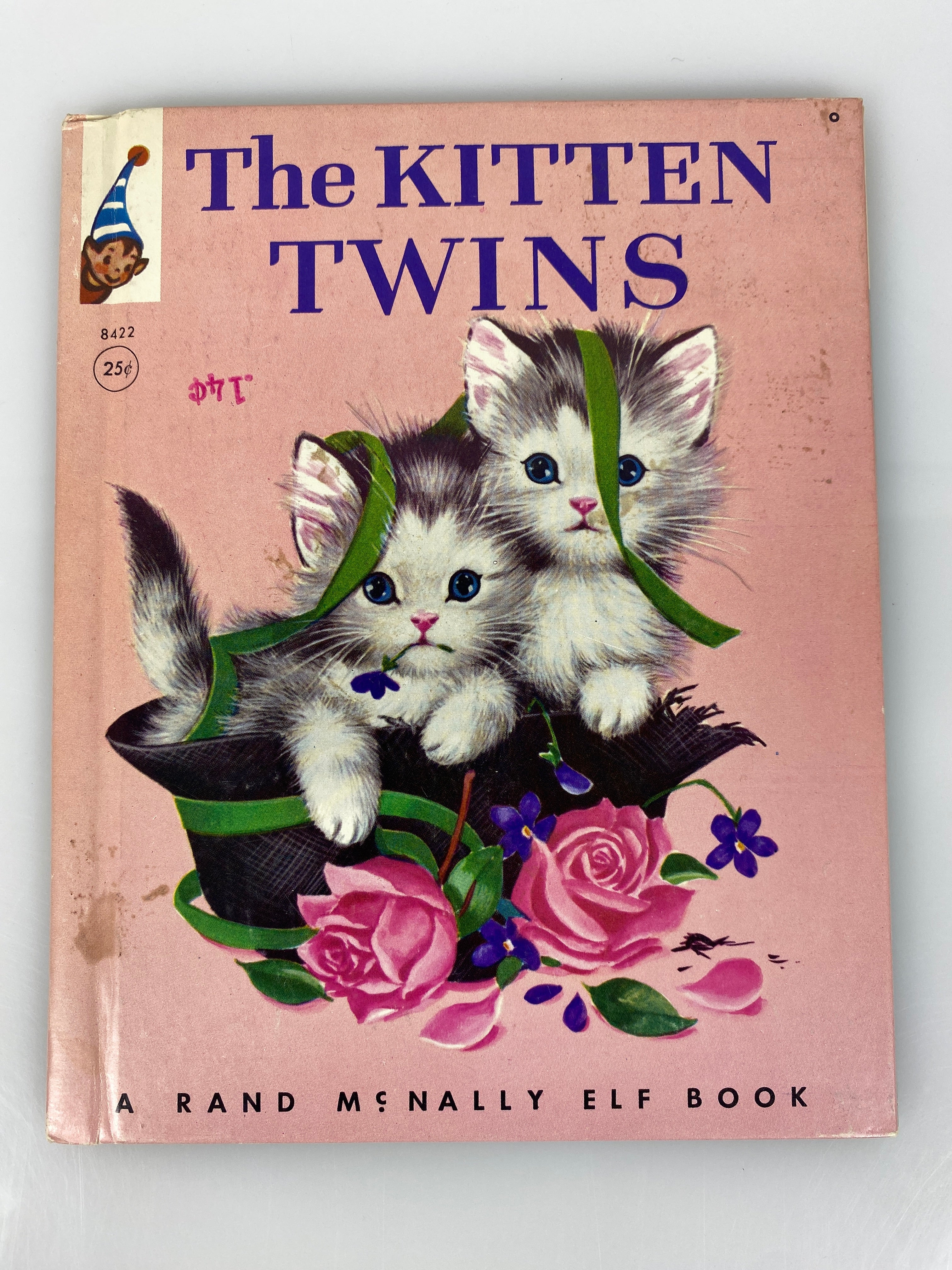 The Kitten Twins Rand McNally Vintage Children's Book 1960