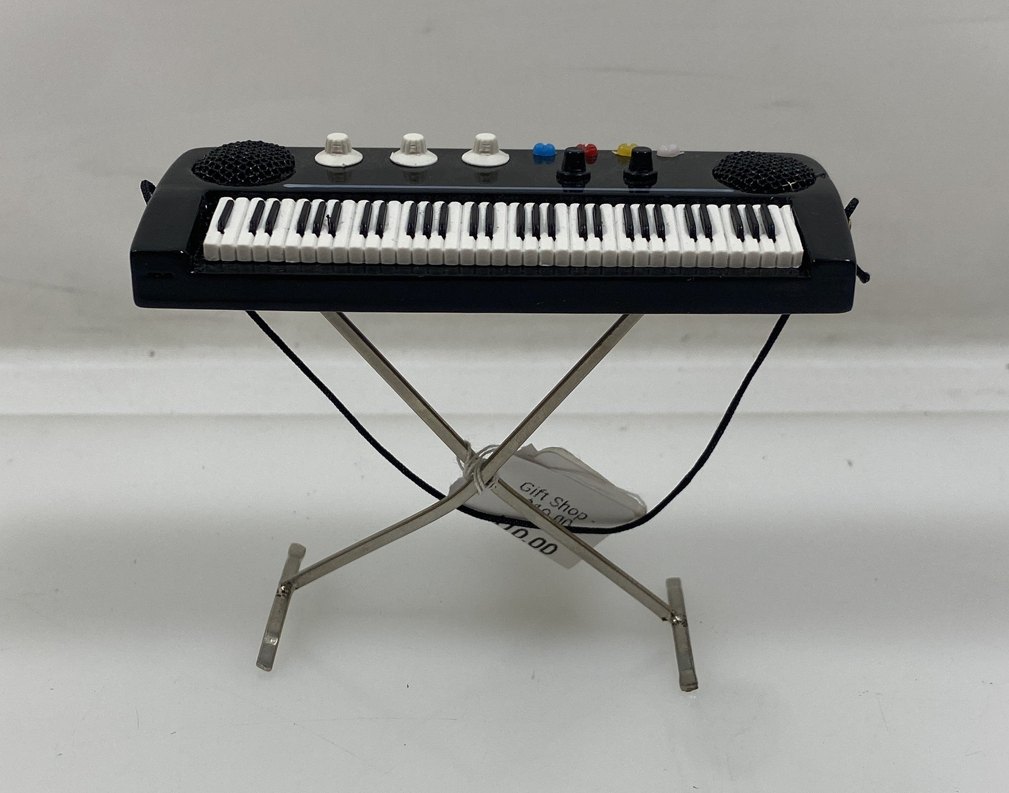 Black Electric Keyboard Ornament