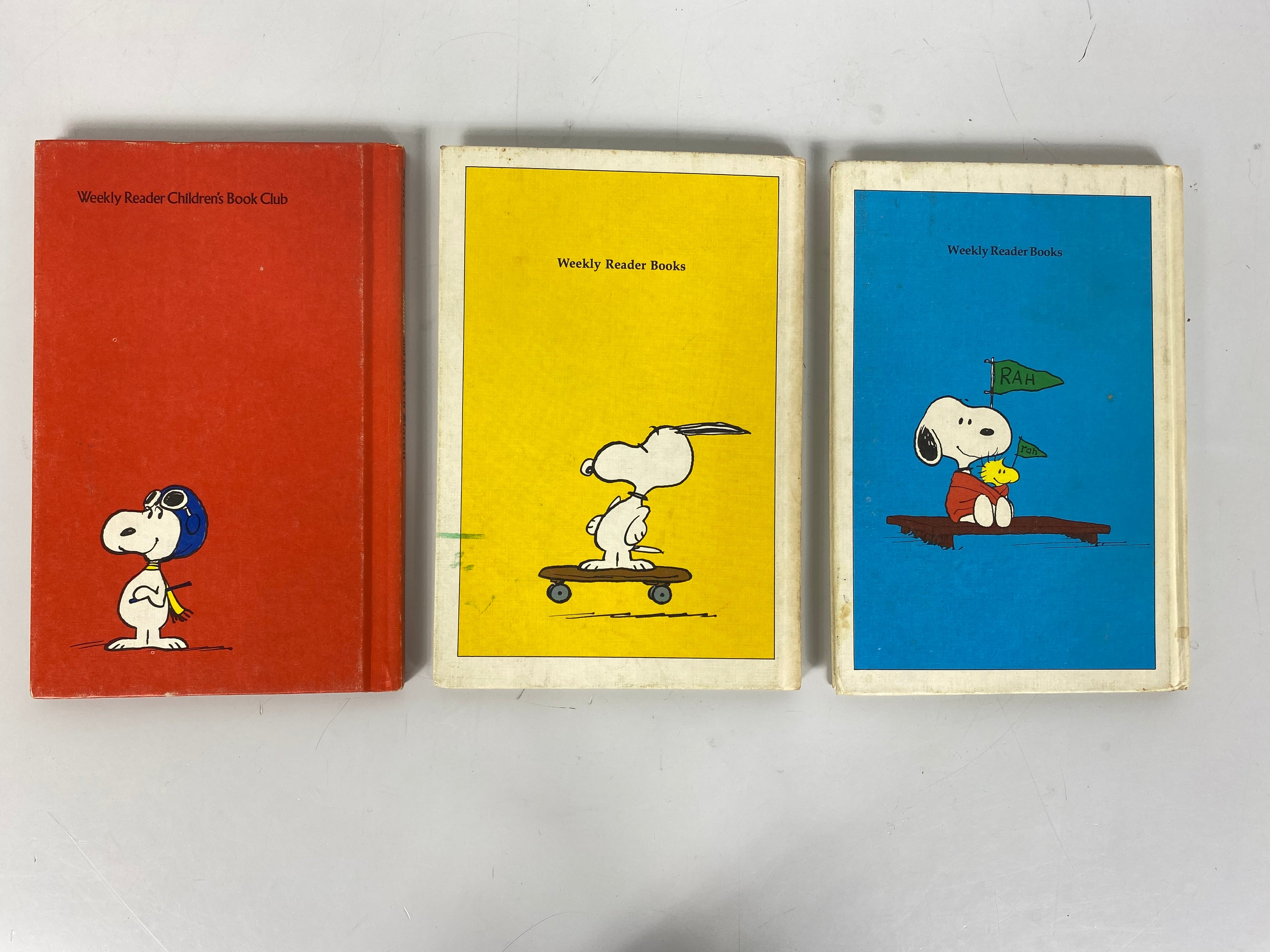 Lot of 3 Peanuts Weekly Reader Books Charles Schulz 1962-1974 HC