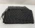 Vintage Fabric Bolt Black with White Patterned Stripes ~5-6 Yards
