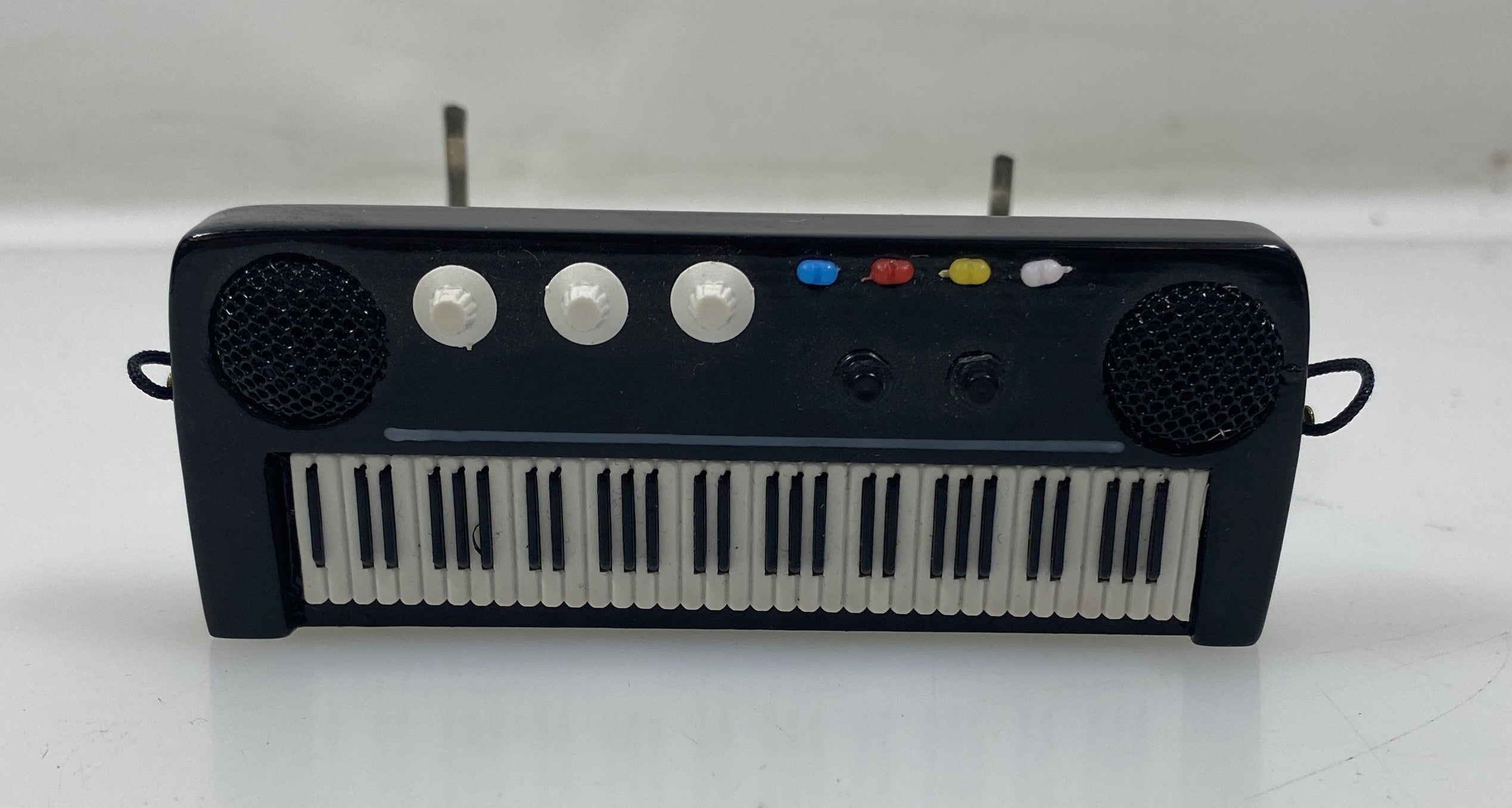 Black Electric Keyboard Ornament