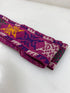 Vintage 1960's Magenta Patterned Belt