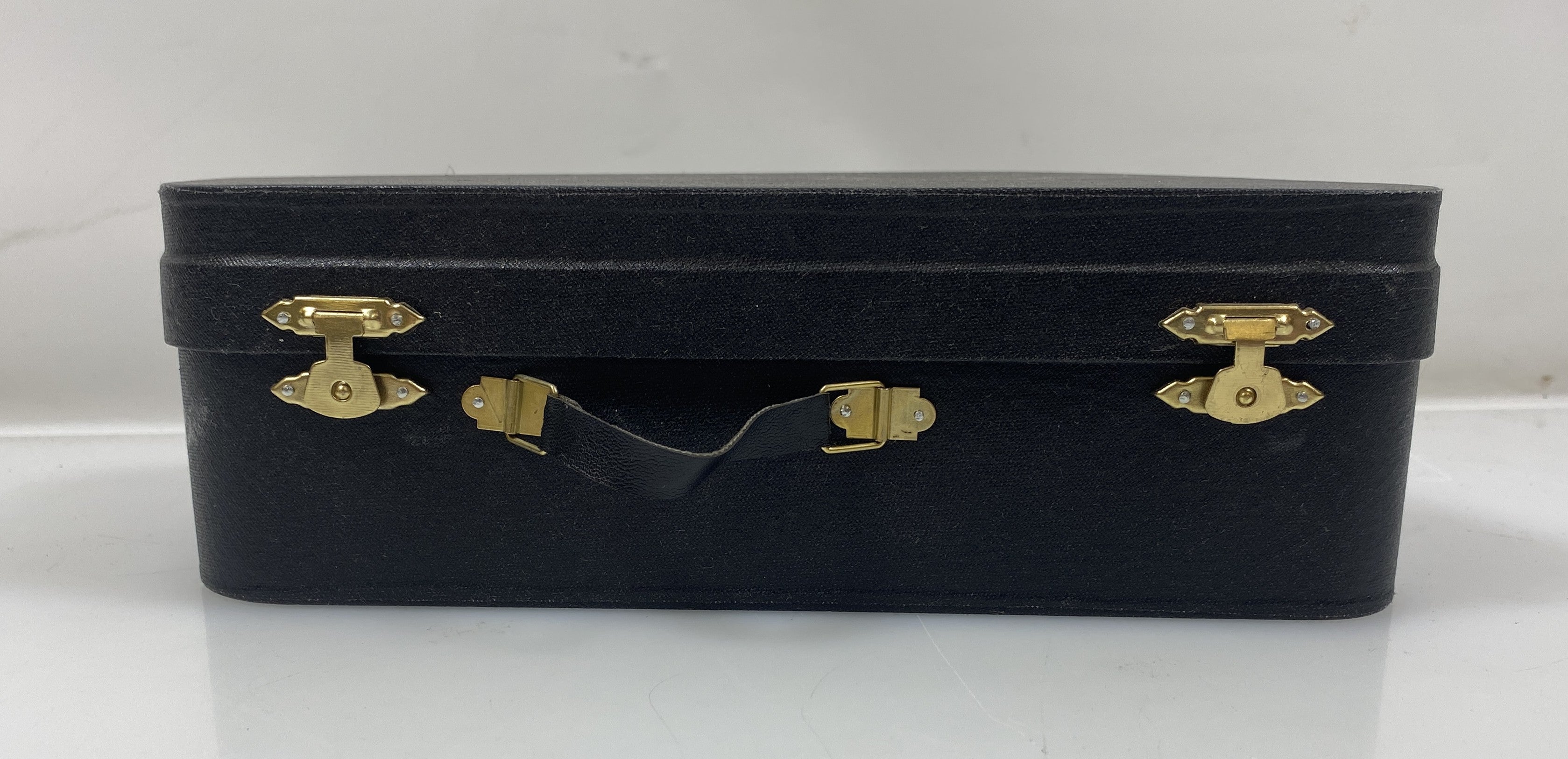 Miniature Wooden Harp With Case