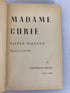 Children's Biography: Madame Curie by Eileen Bigland 1957 Criterion Books HC Vintage