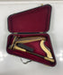 Miniature Wooden Harp With Case