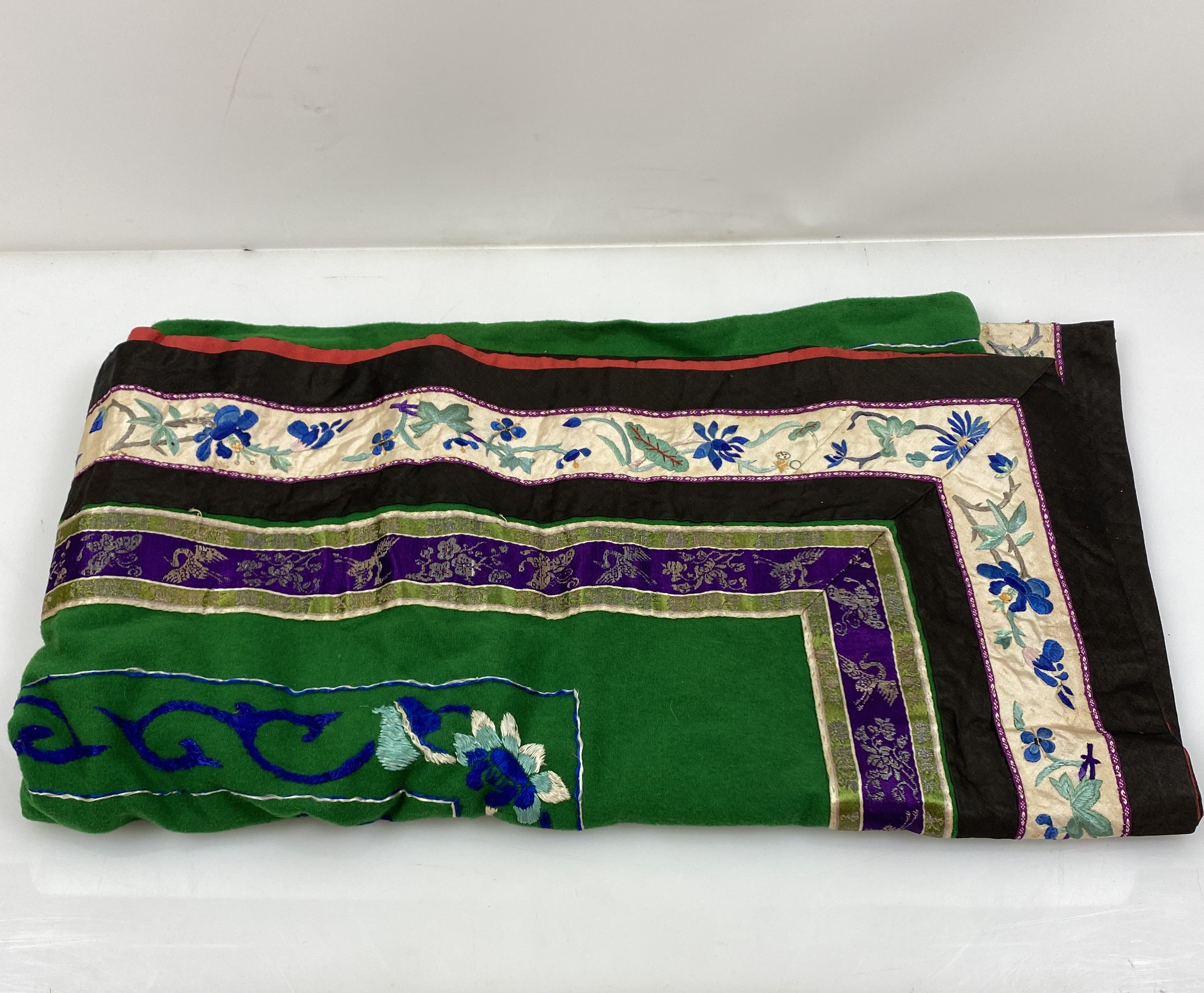 Vintage Chinese Table Runner 80x22