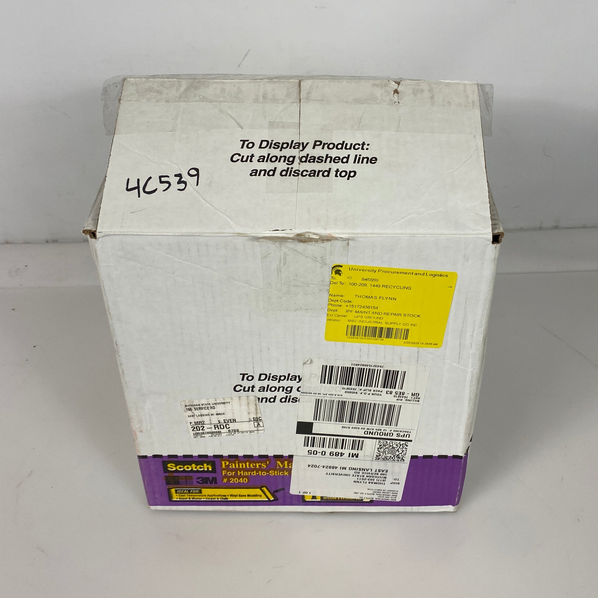 3M/McMaster-Carr #845659 White Disposable Hats 180 Pack