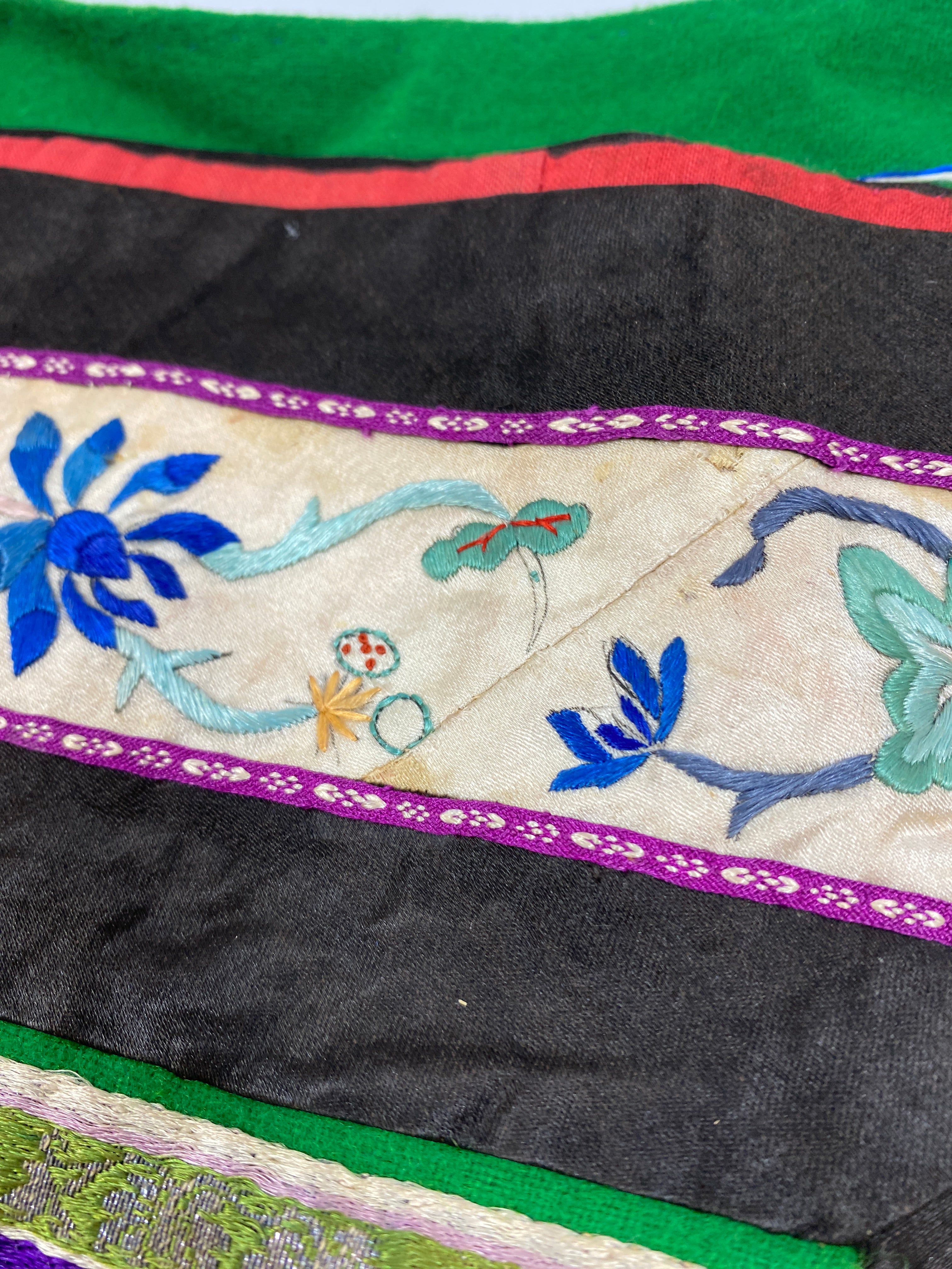 Vintage Chinese Table Runner 80x22