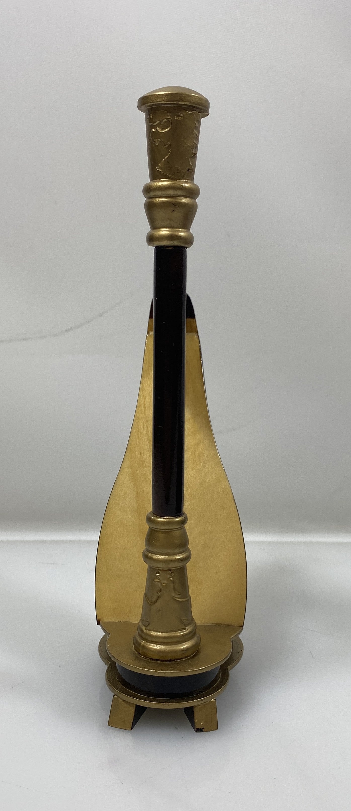 Miniature Wooden Harp With Case