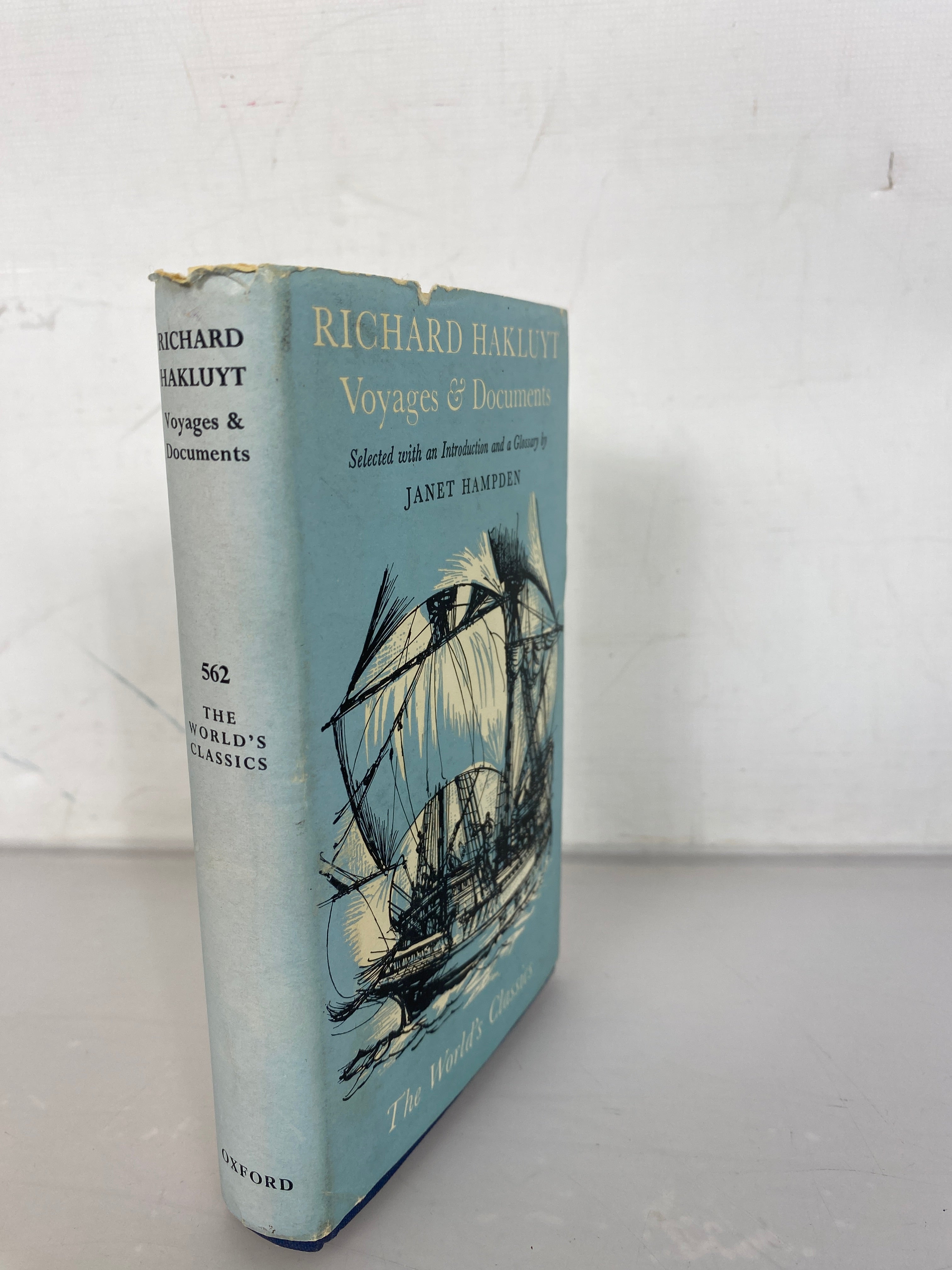 Richard Hakluyt Voyages & Documents Oxford University Press Tudor Explorer HC DJ