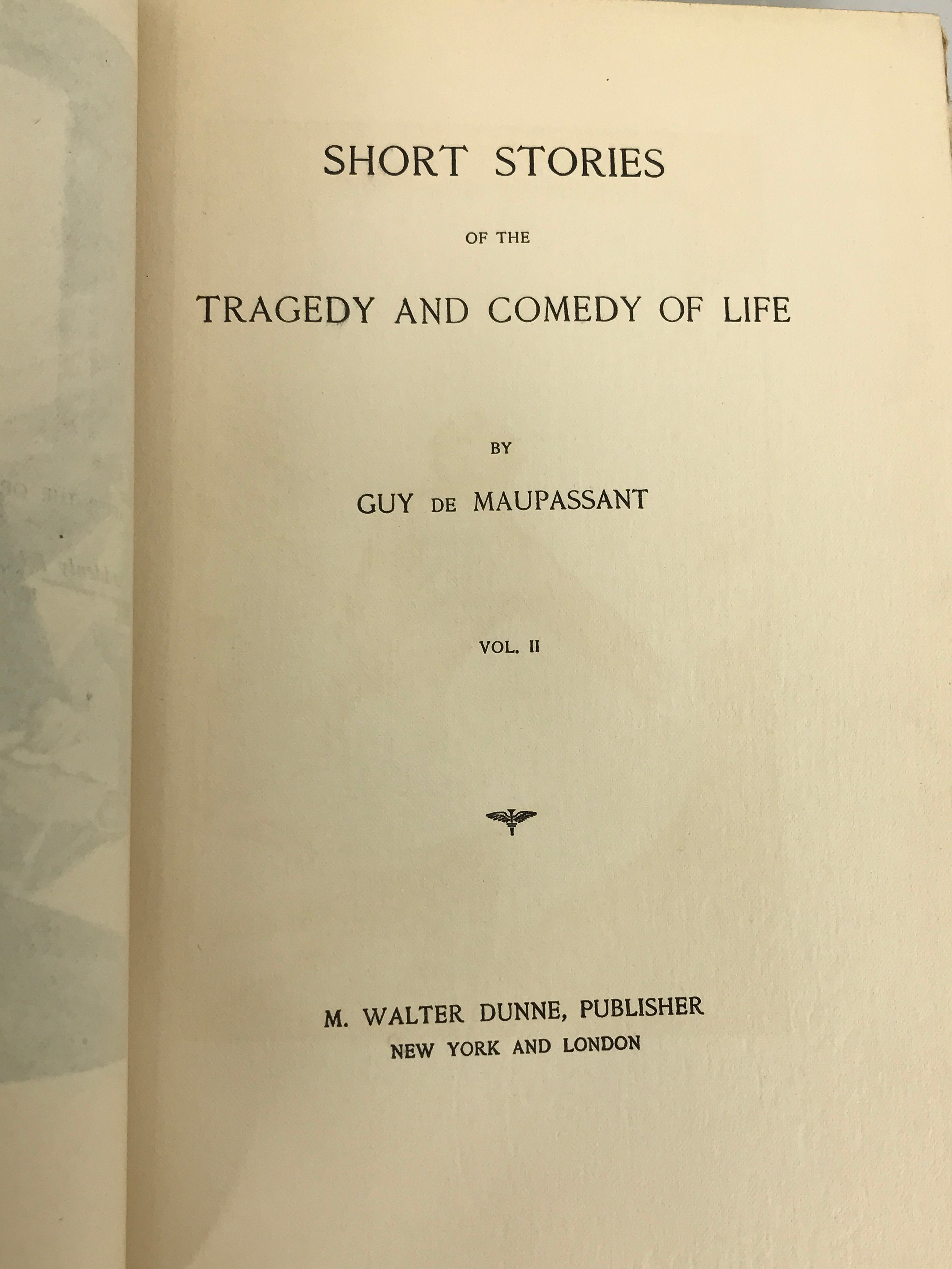 Complete Set The Life Work of De Maupassant 198/999 1903 HC 1st English Edition