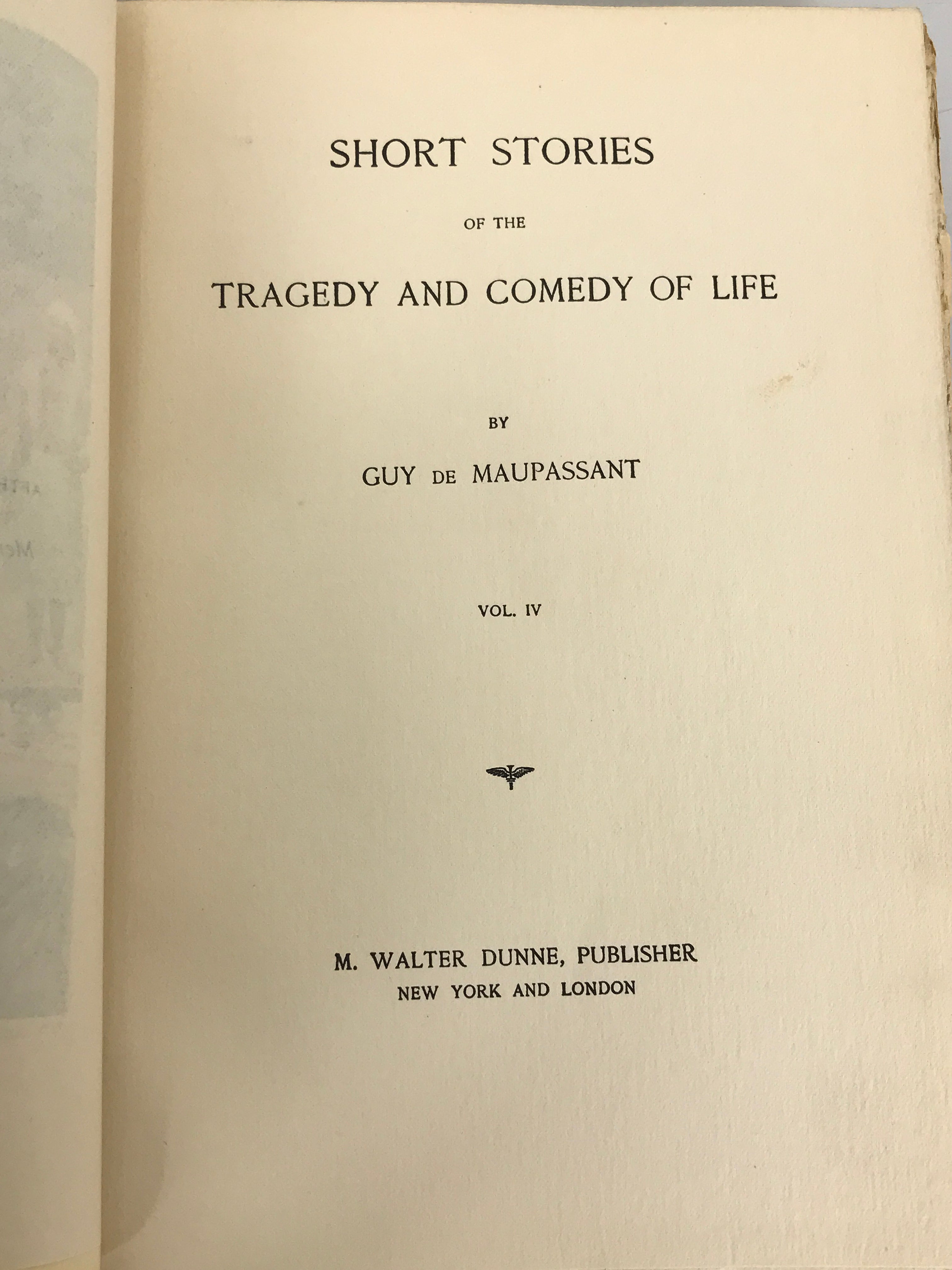 Complete Set The Life Work of De Maupassant 198/999 1903 HC 1st English Edition