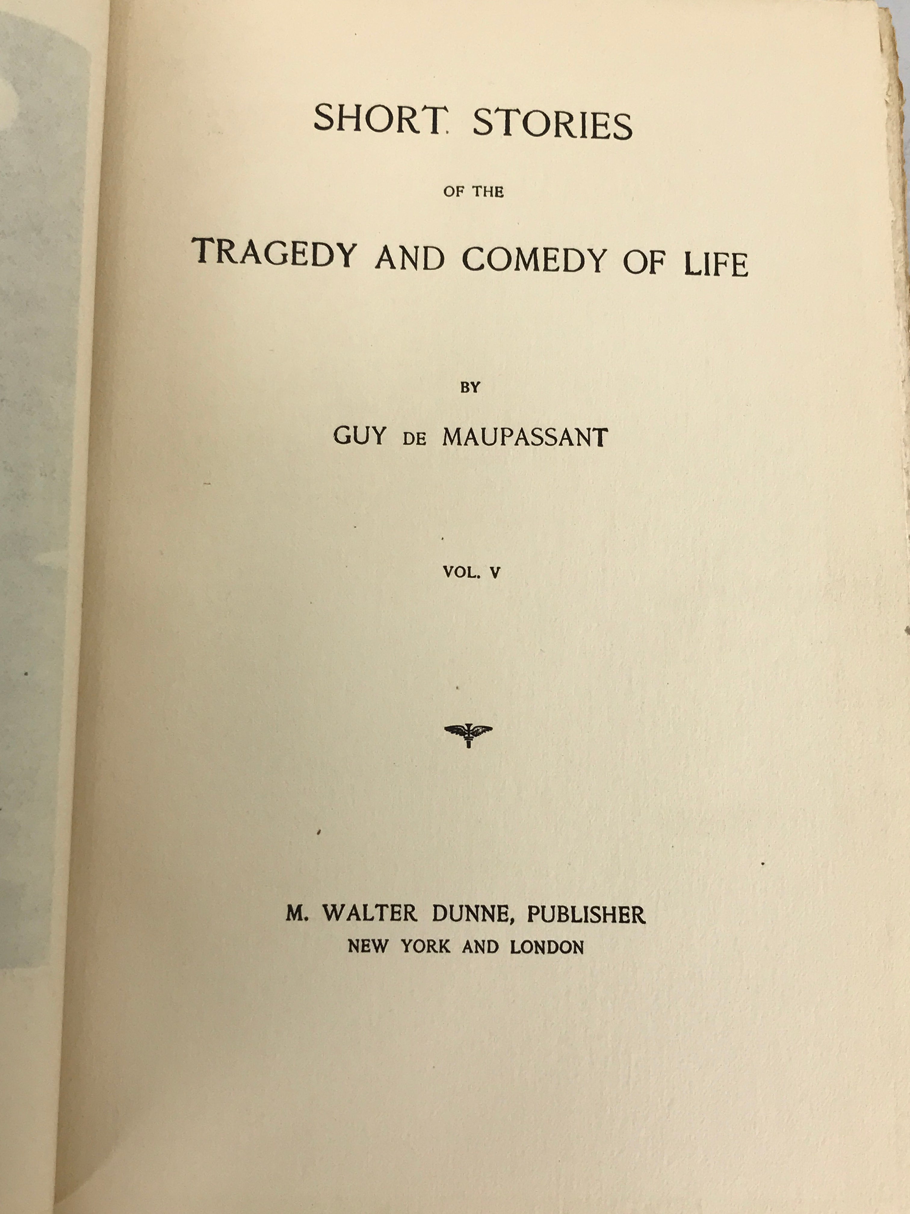 Complete Set The Life Work of De Maupassant 198/999 1903 HC 1st English Edition