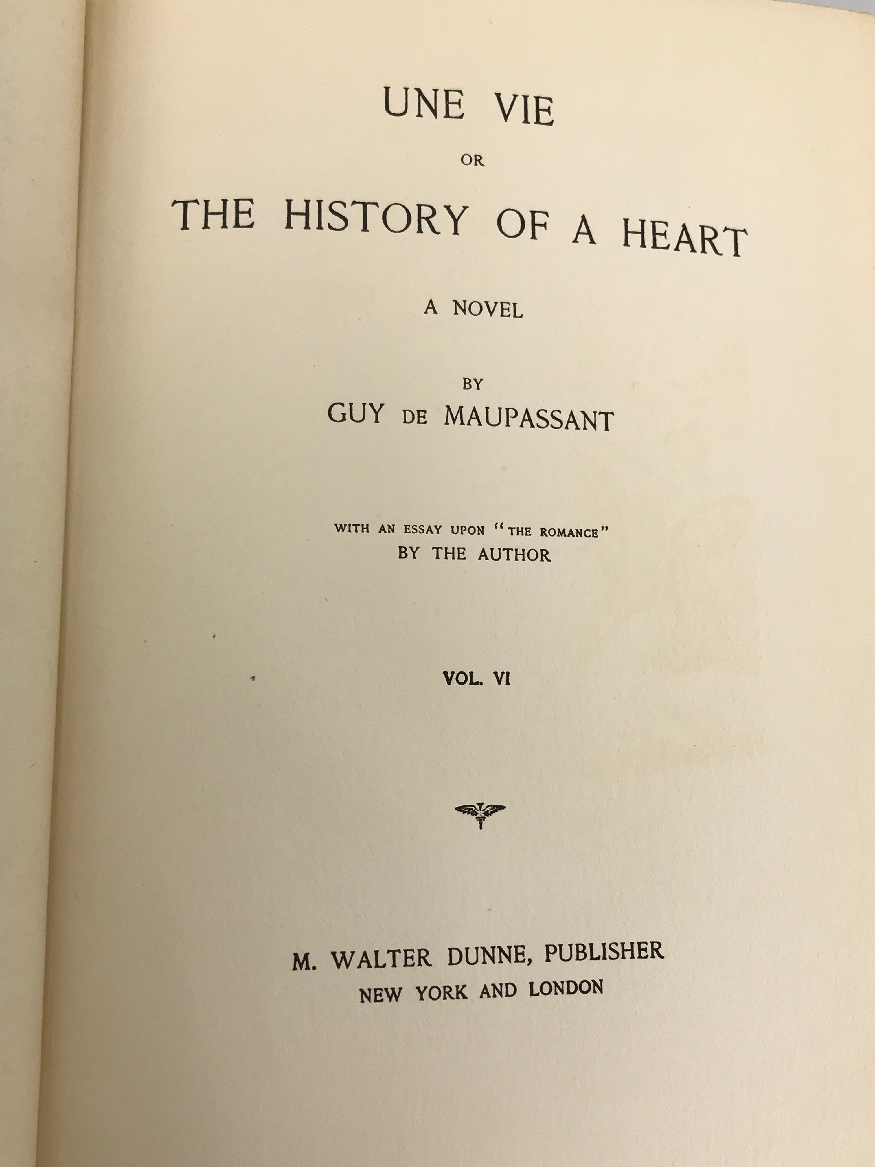 Complete Set The Life Work of De Maupassant 198/999 1903 HC 1st English Edition