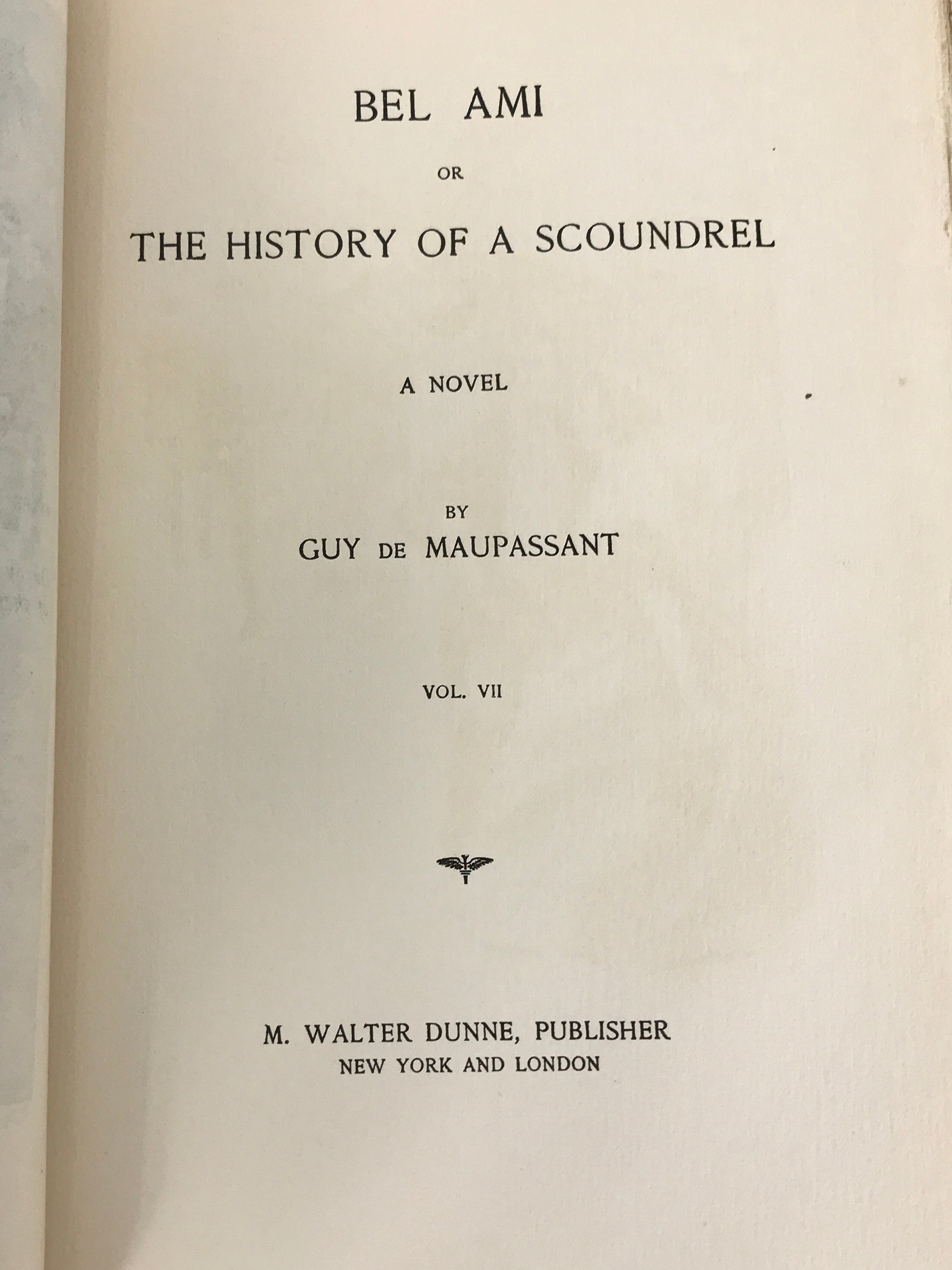 Complete Set The Life Work of De Maupassant 198/999 1903 HC 1st English Edition