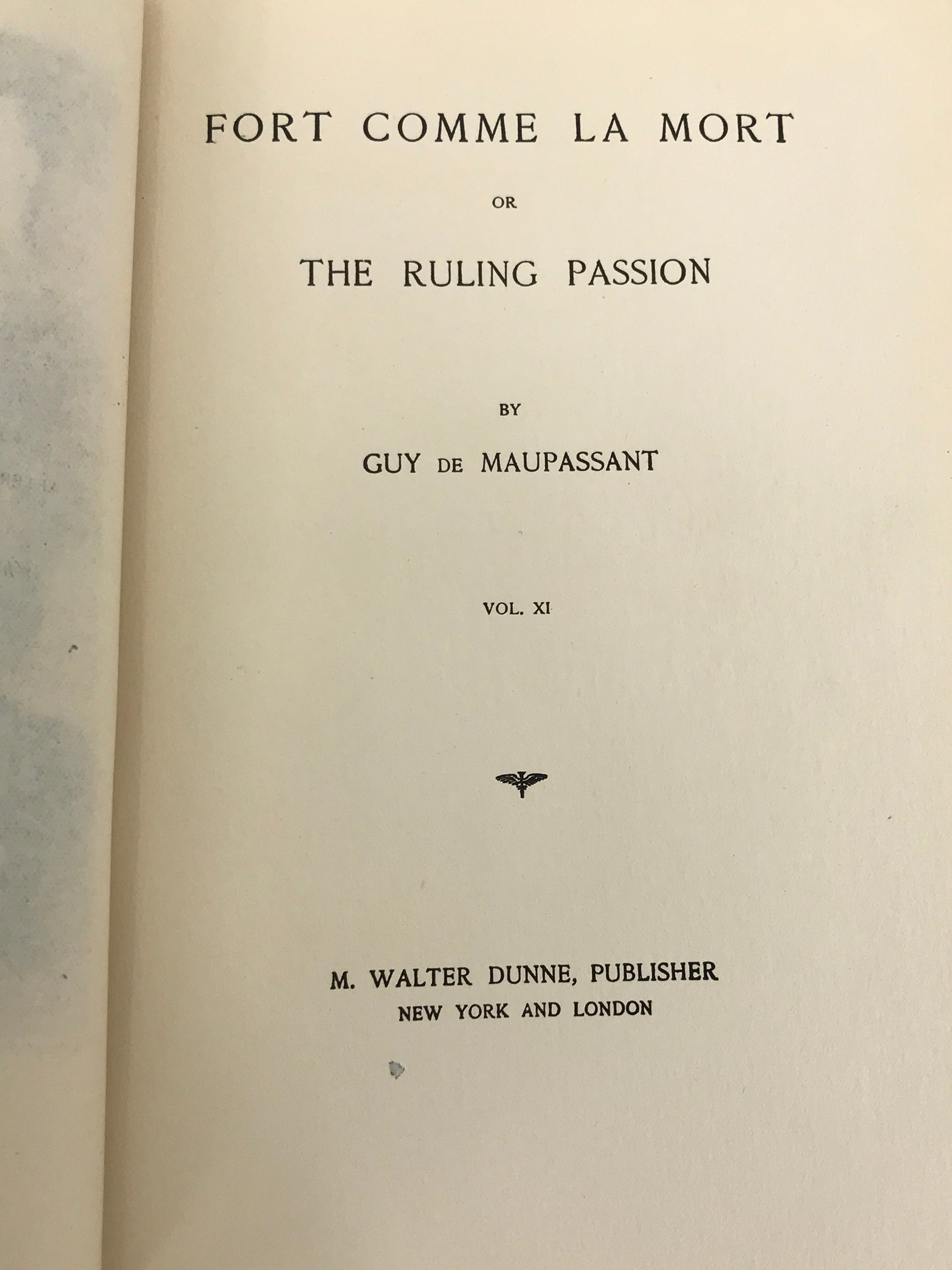 Complete Set The Life Work of De Maupassant 198/999 1903 HC 1st English Edition