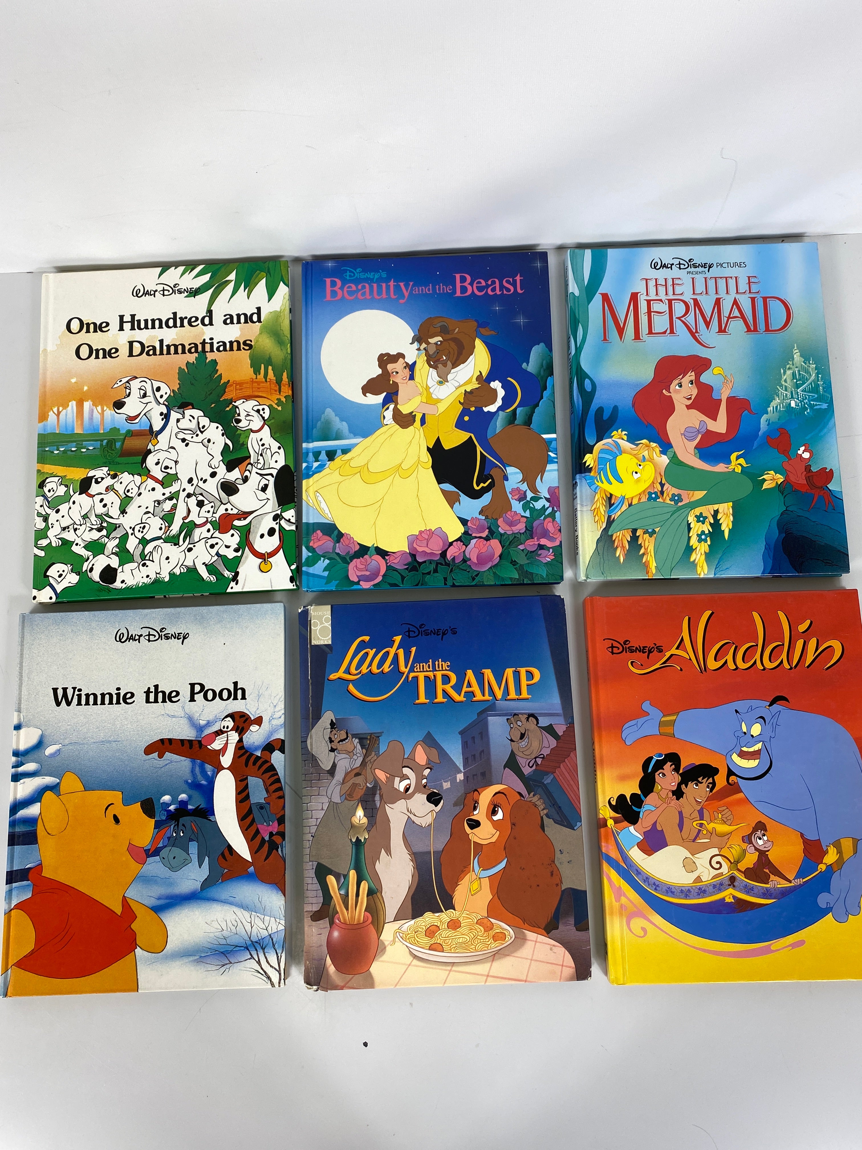 Lot of 6 Walt Disney Oversize Gallery Twin Mouse Works Classic HC