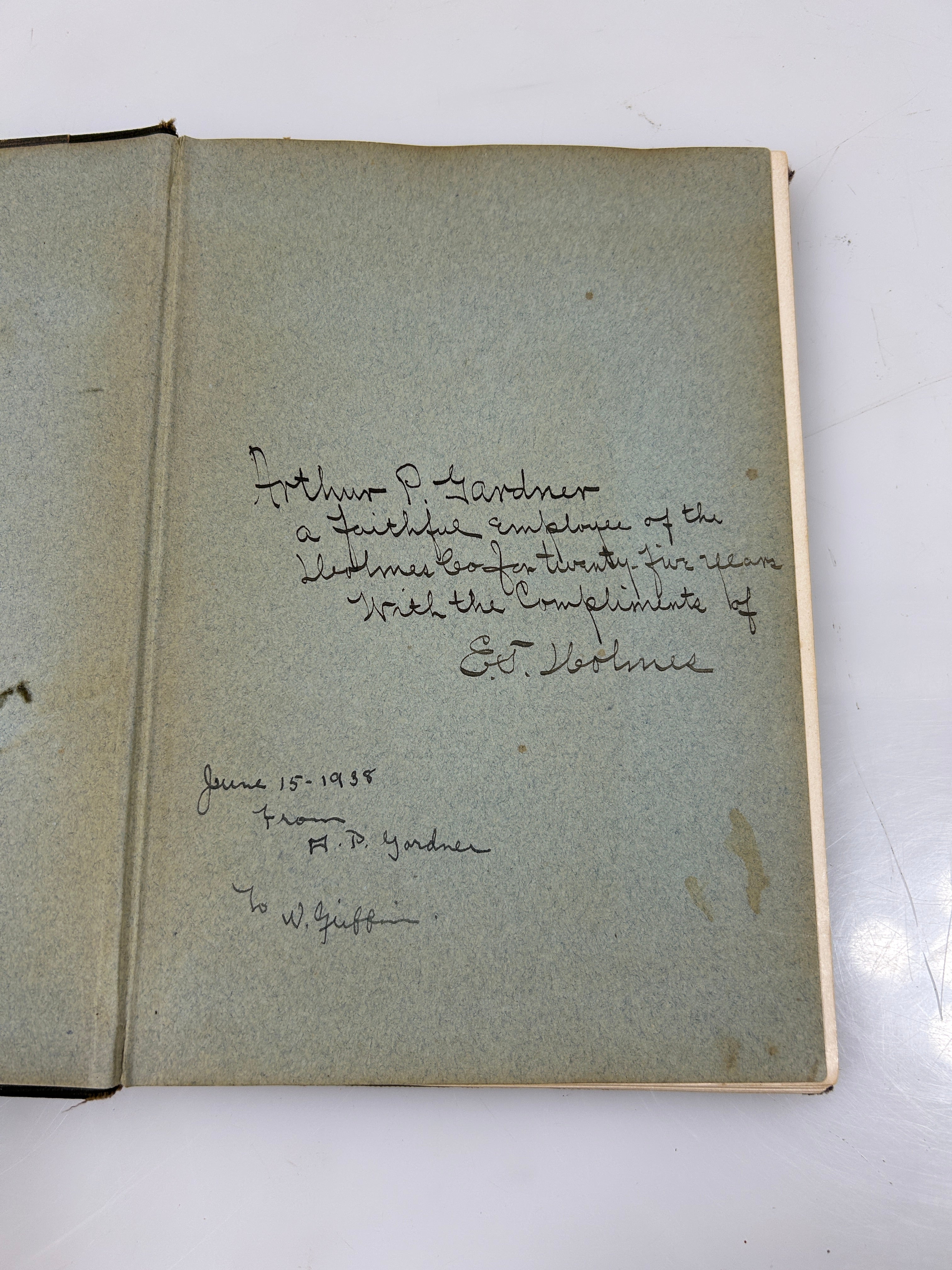 A Wonderful Fifty Years by E.T. Holmes Privately Published 1917 *signed* HC