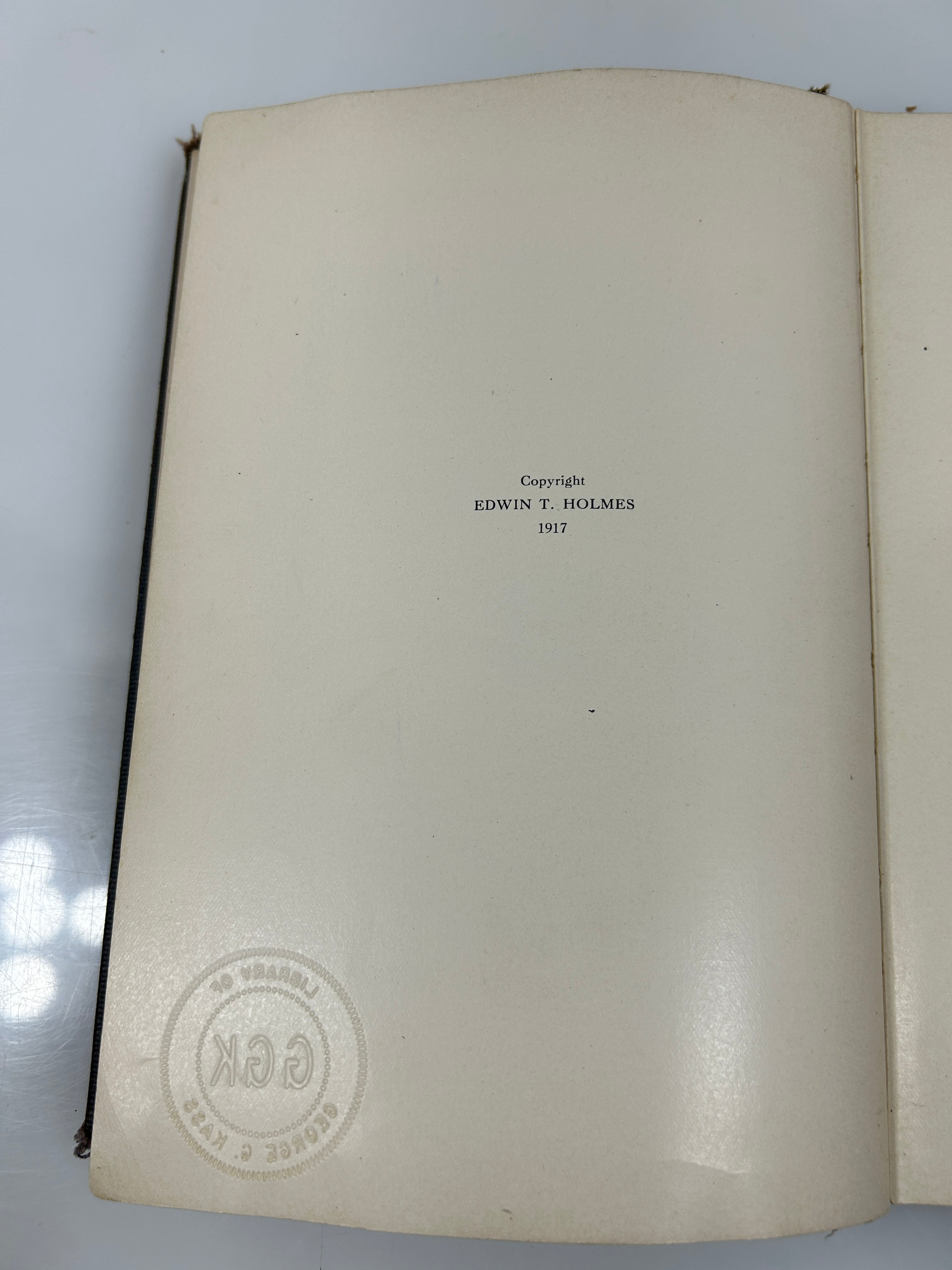 A Wonderful Fifty Years by E.T. Holmes Privately Published 1917 *signed* HC