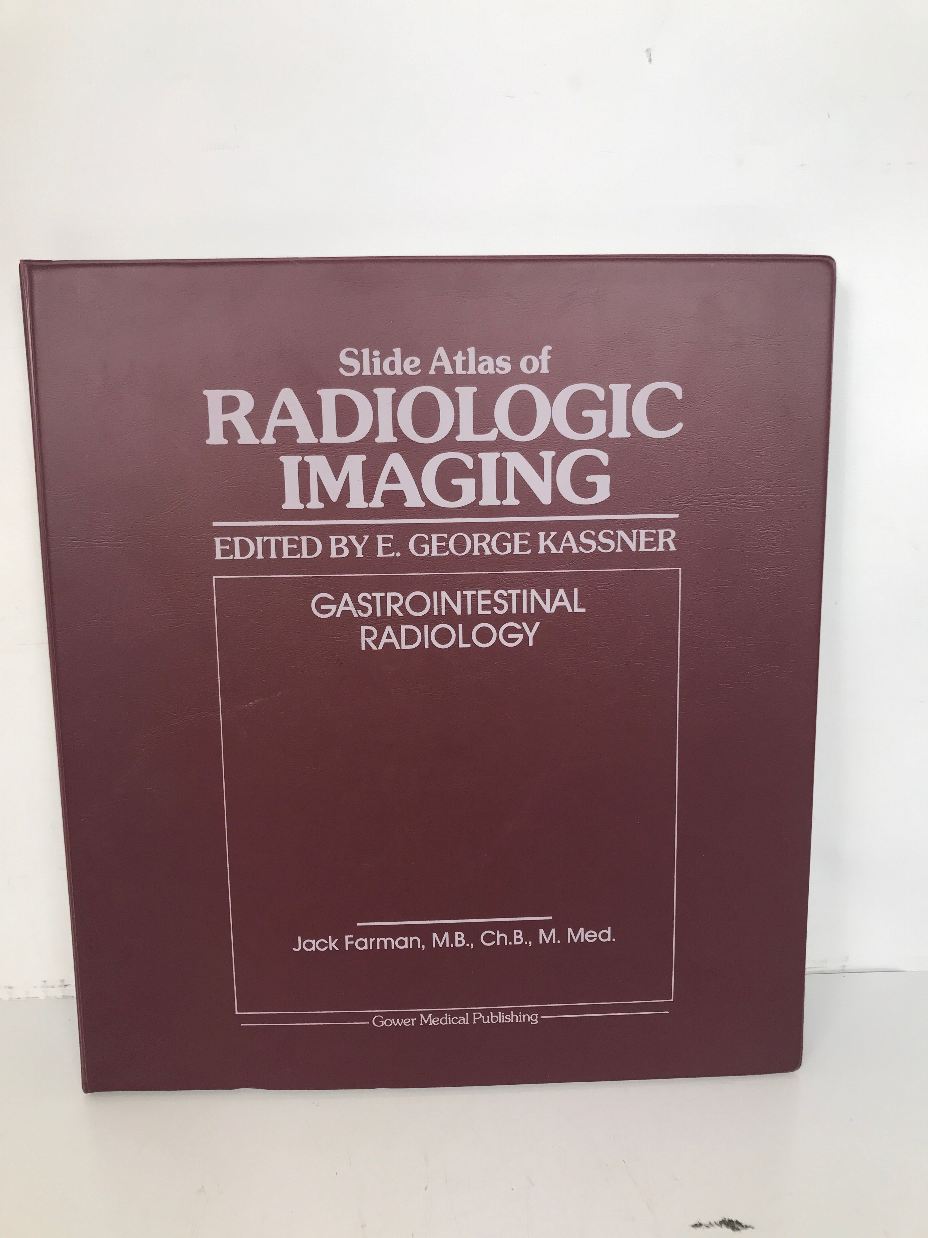 Slide Atlas of Radiological Imaging Gastrointestinal Radiology 1989 by Farman