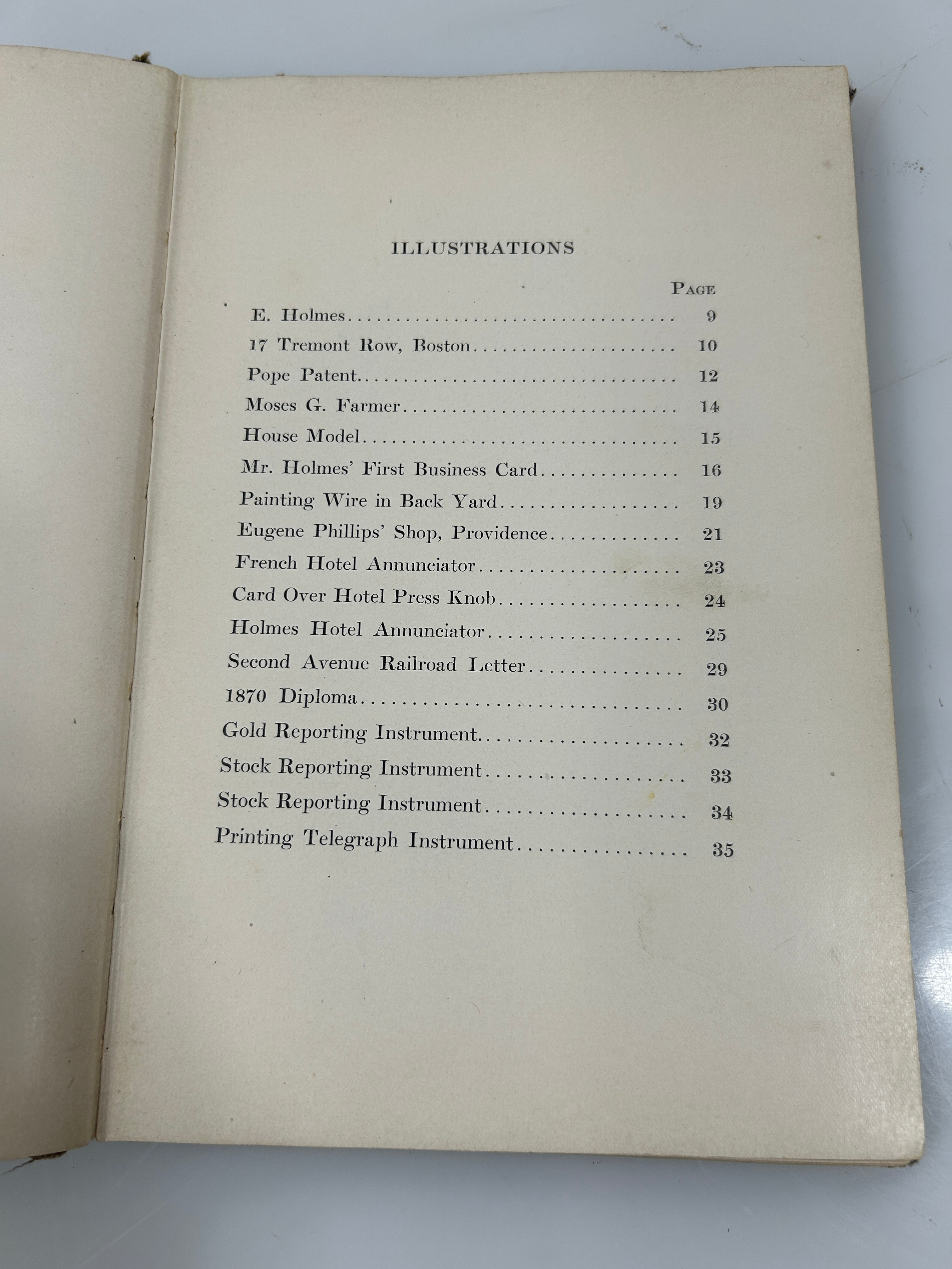 A Wonderful Fifty Years by E.T. Holmes Privately Published 1917 *signed* HC