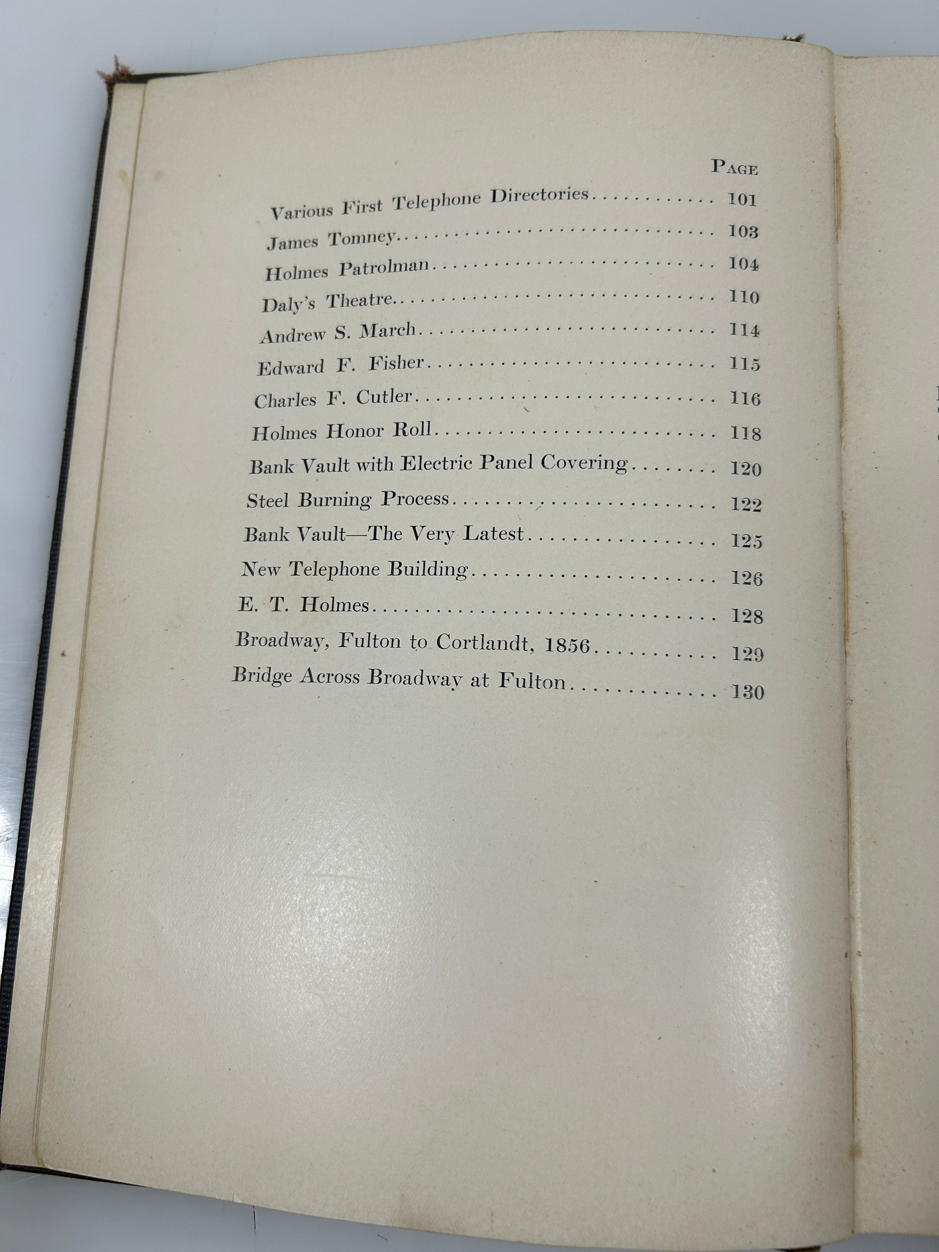A Wonderful Fifty Years by E.T. Holmes Privately Published 1917 *signed* HC