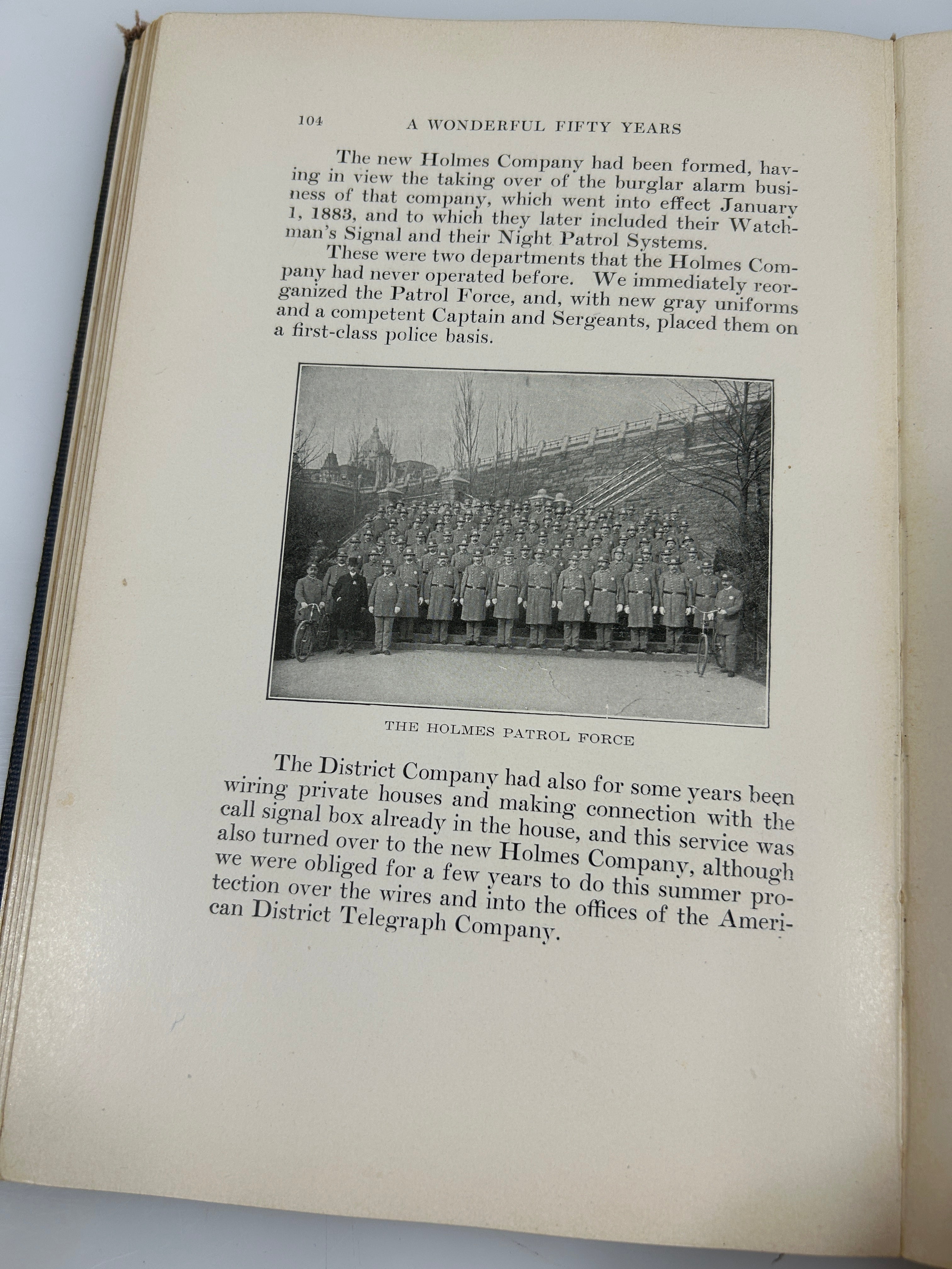 A Wonderful Fifty Years by E.T. Holmes Privately Published 1917 *signed* HC