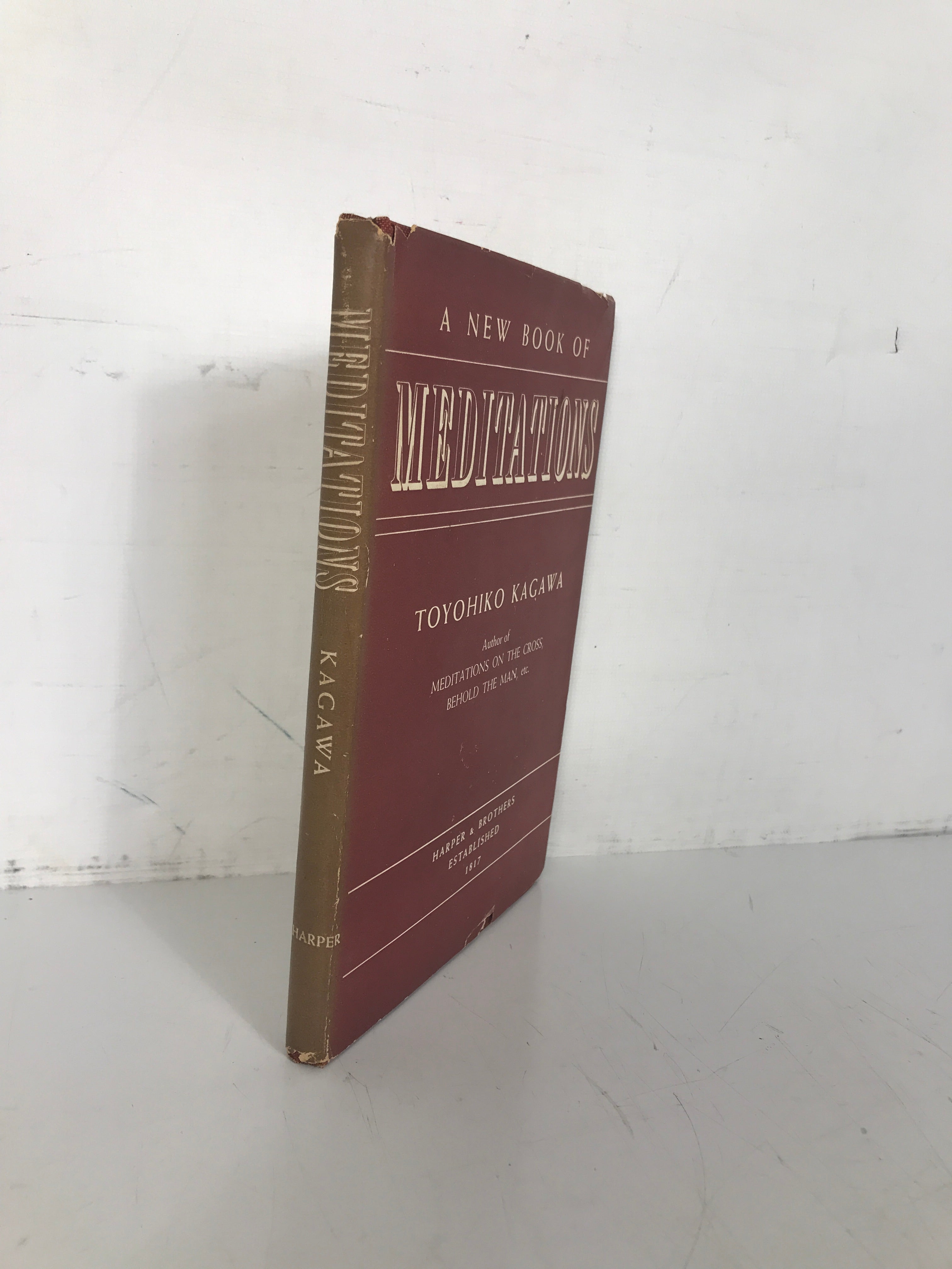 A New Book of Meditations Kagawa 1950 1st Edition HC DJ