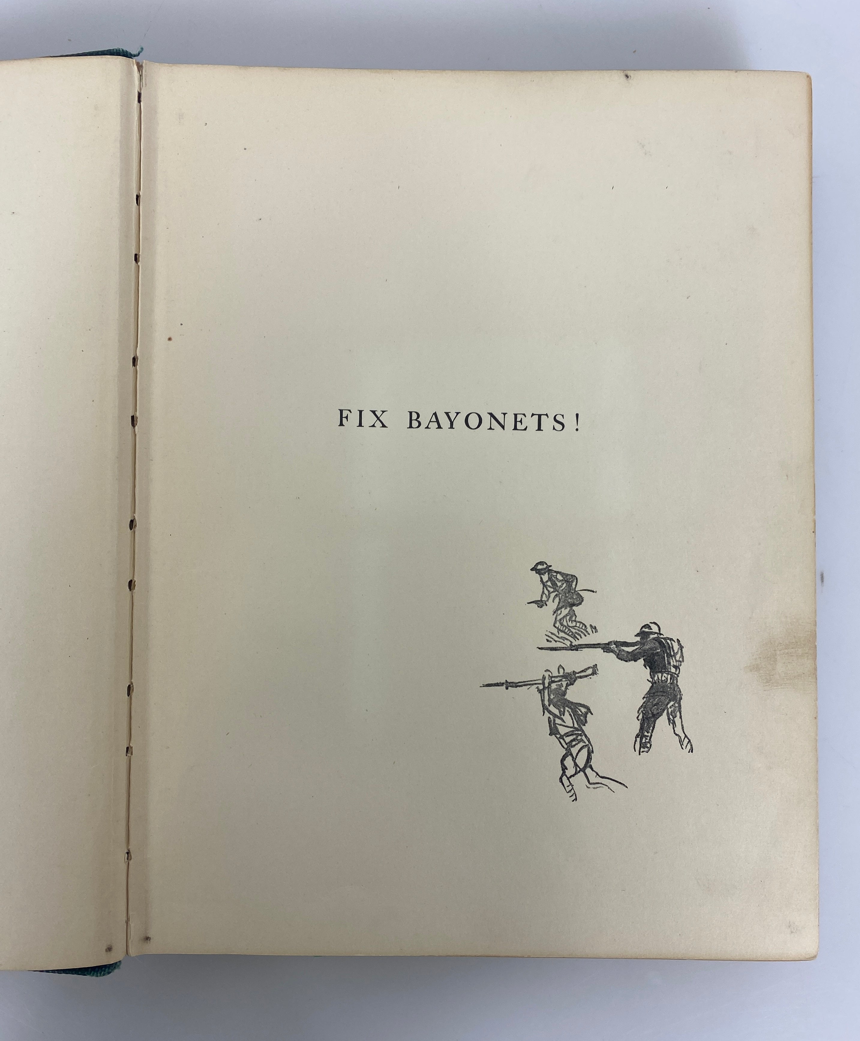 Fix Bayonets! John Thomason Jr. 1926 Inscribed by Author Ex-Library HC