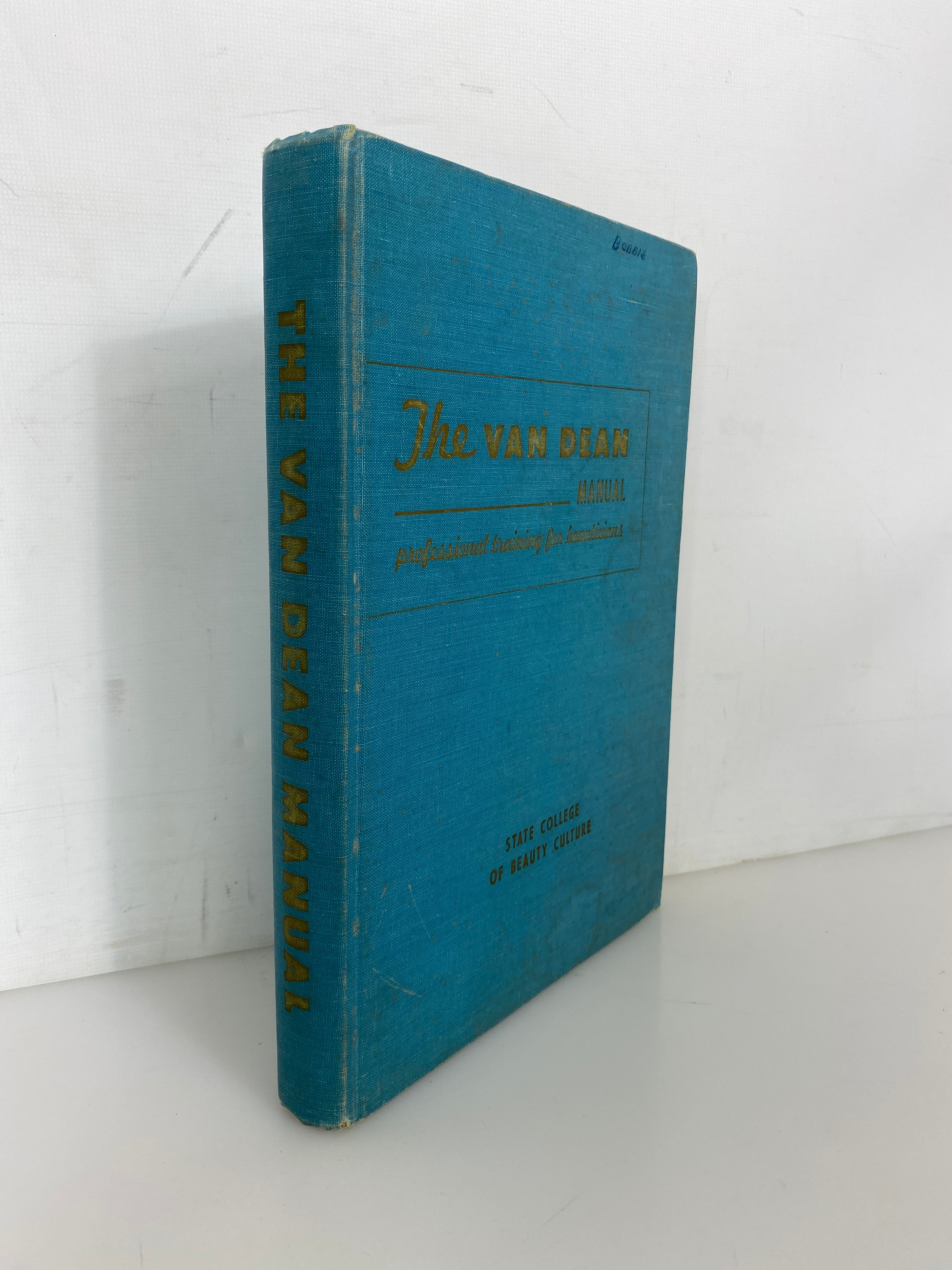 The Van Dean Manual Professional Training for Beauticians 1965 Vintage HC