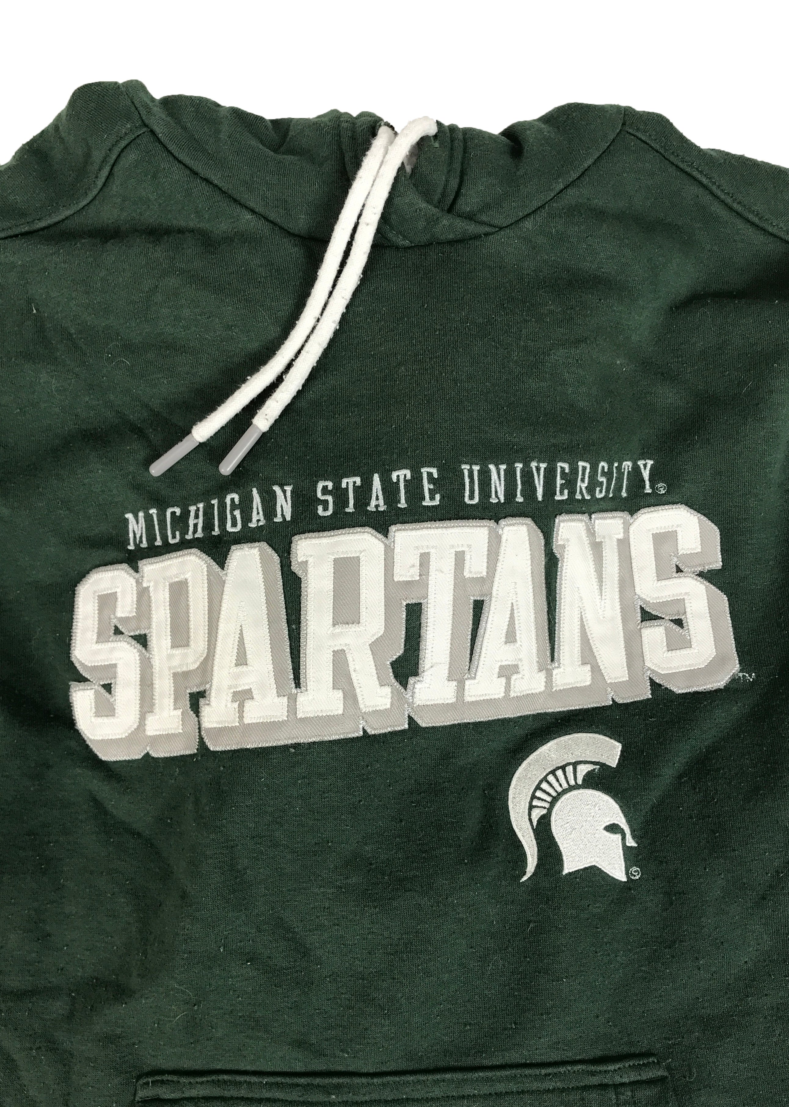 Champion MSU Spartans Green Sweatshirt Unisex Size Small