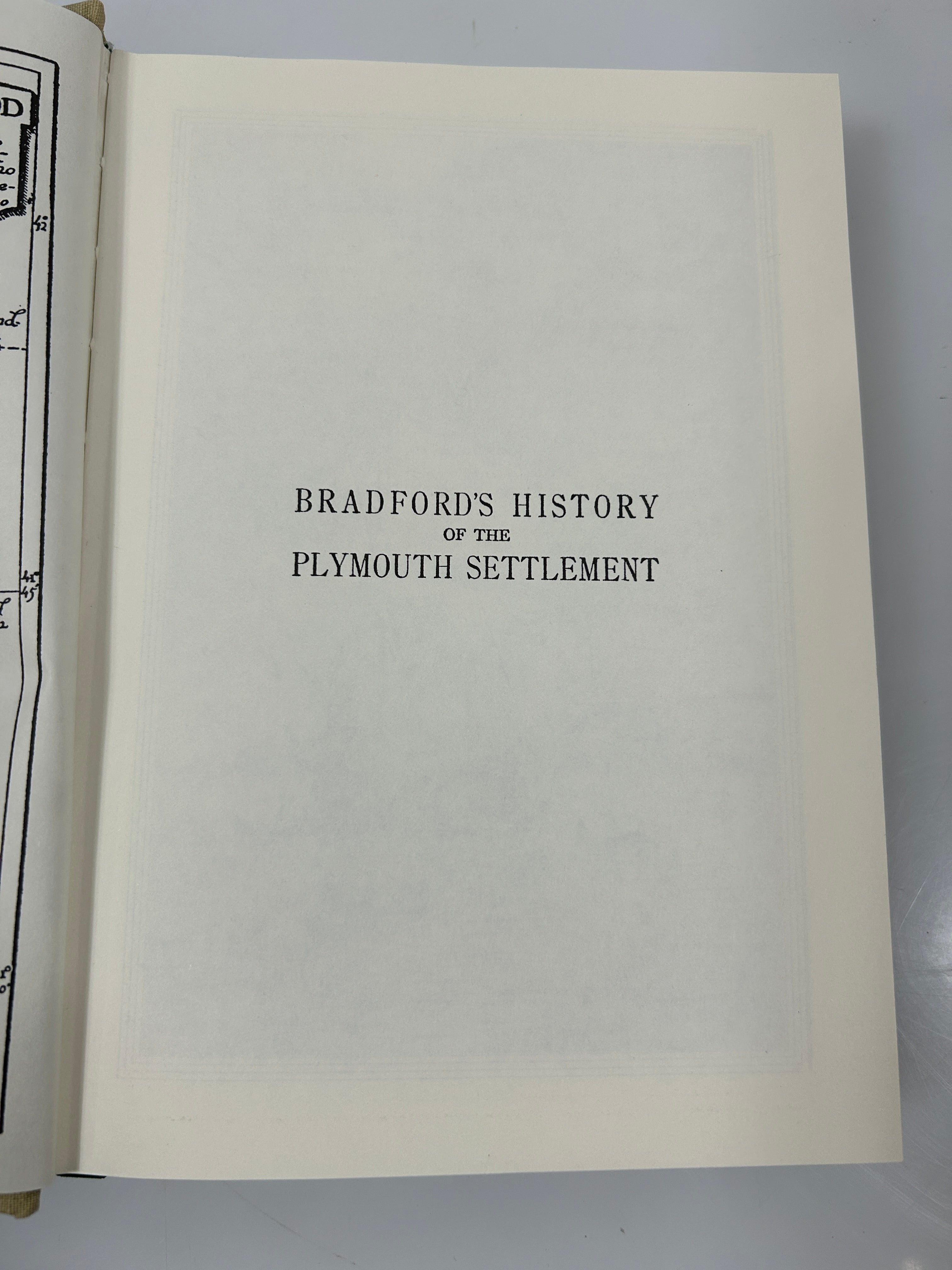 Bradford's History of the Plymouth Settlement by William Bradford 6th Print 2002