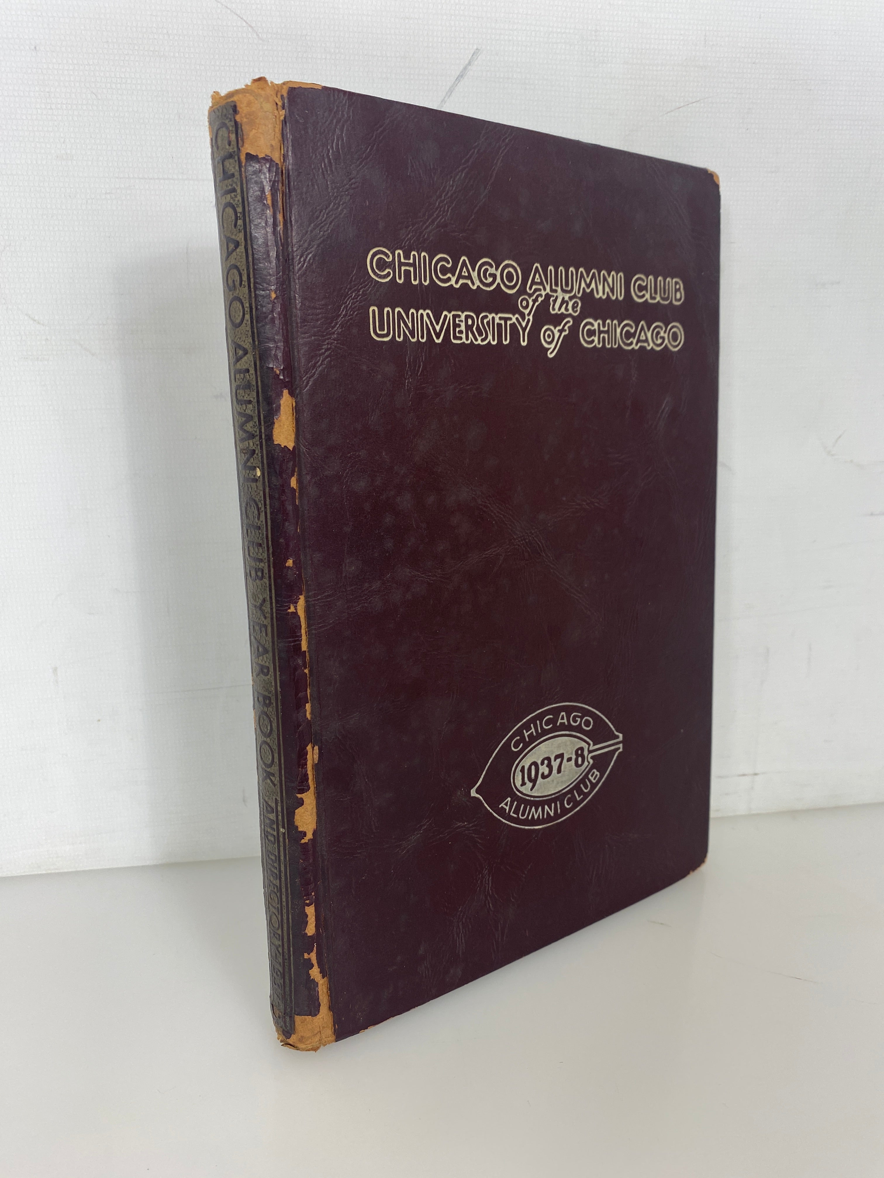 Chicago Alumni Club Yearbook & Directory University of Chicago 1937-38 HC