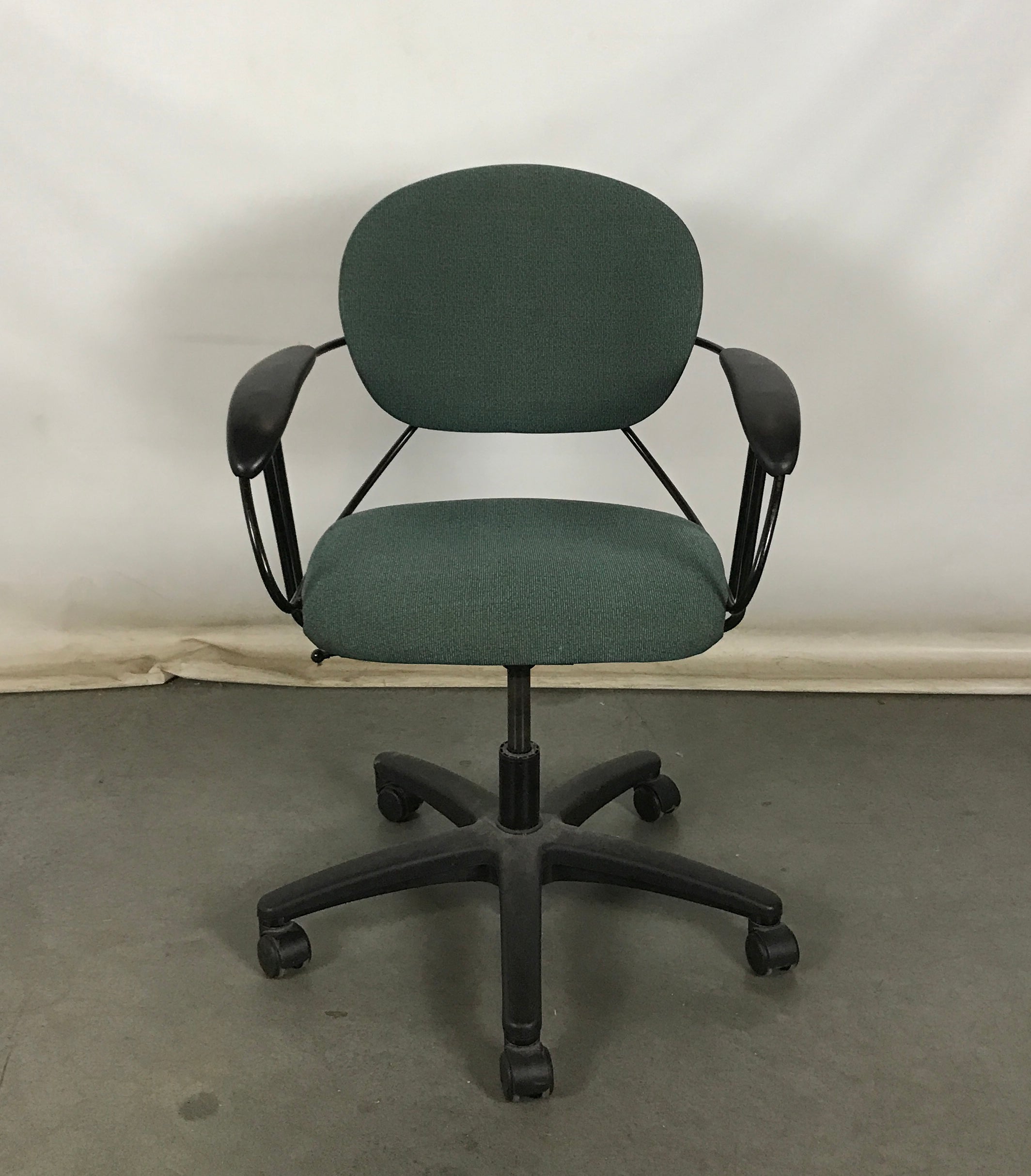 Steelcase Green Rolling Chair