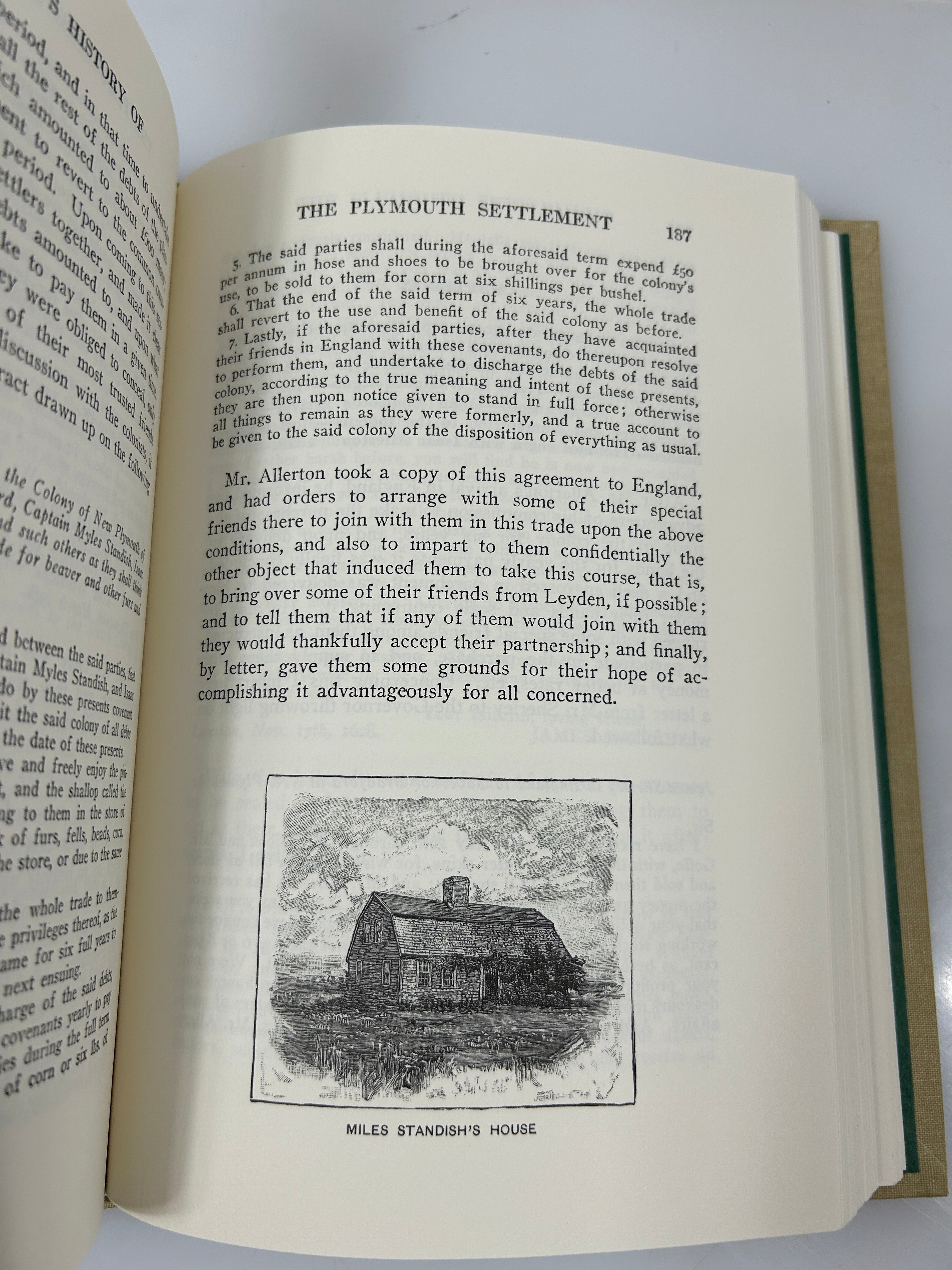 Bradford's History of the Plymouth Settlement by William Bradford 6th Print 2002