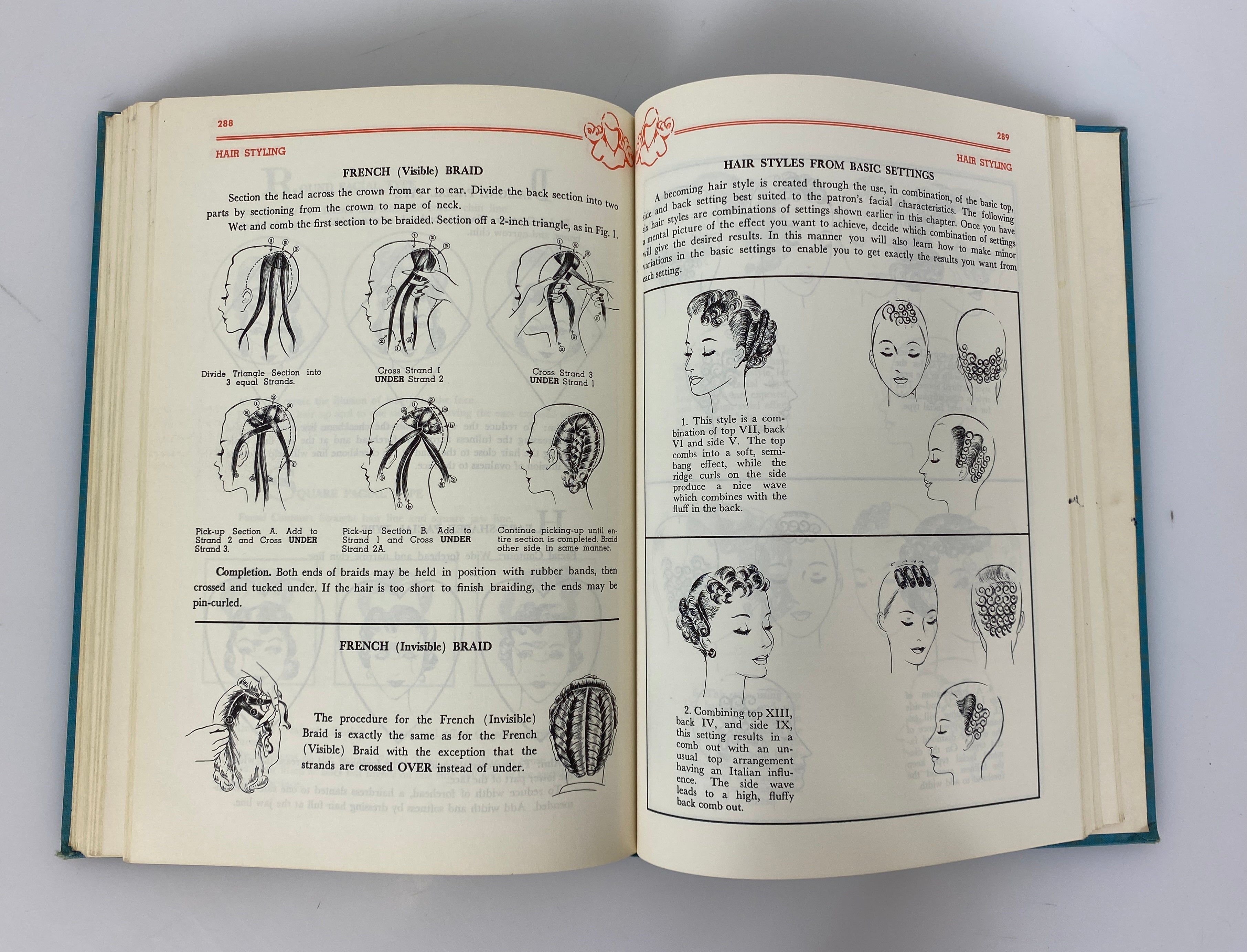The Van Dean Manual Professional Training for Beauticians 1965 Vintage HC