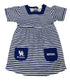 Kid's UK Blue Striped Dress Size 3T