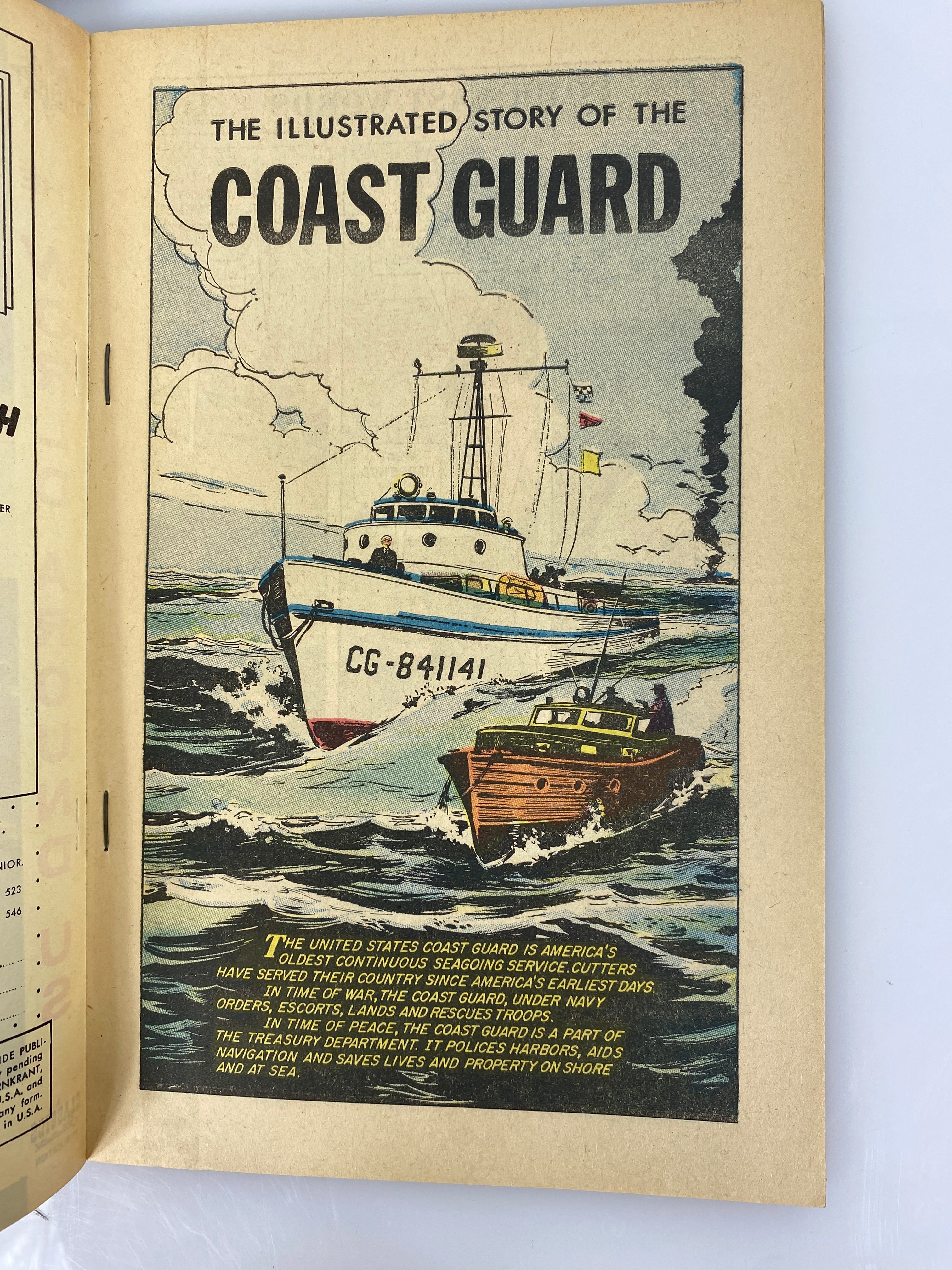 Lot of 5 World Around Us: Army Navy Marines Air Force Coast Guard 1959 Comics