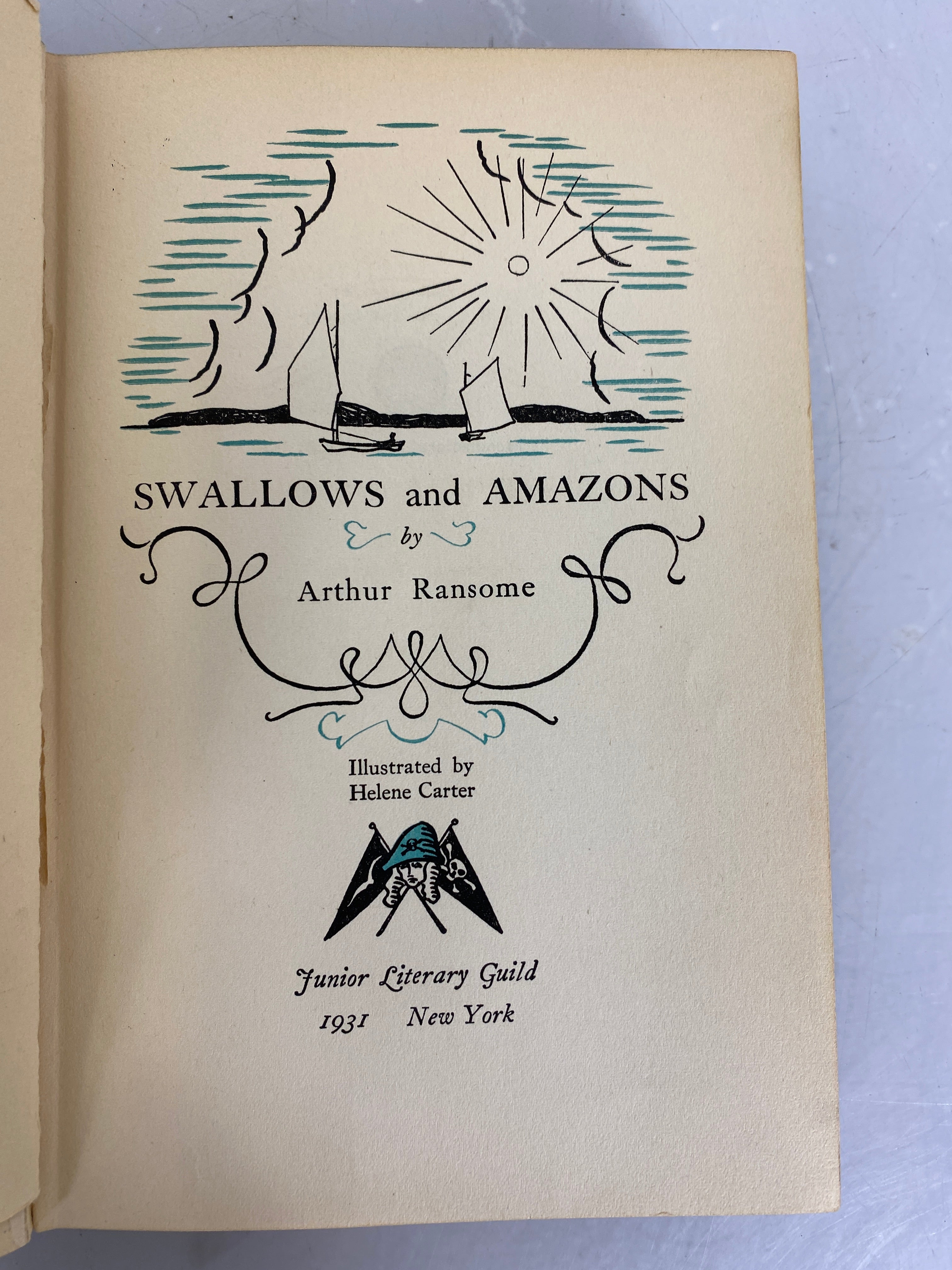Swallows and Amazons by Arthur Ransome 1931 HC Vintage
