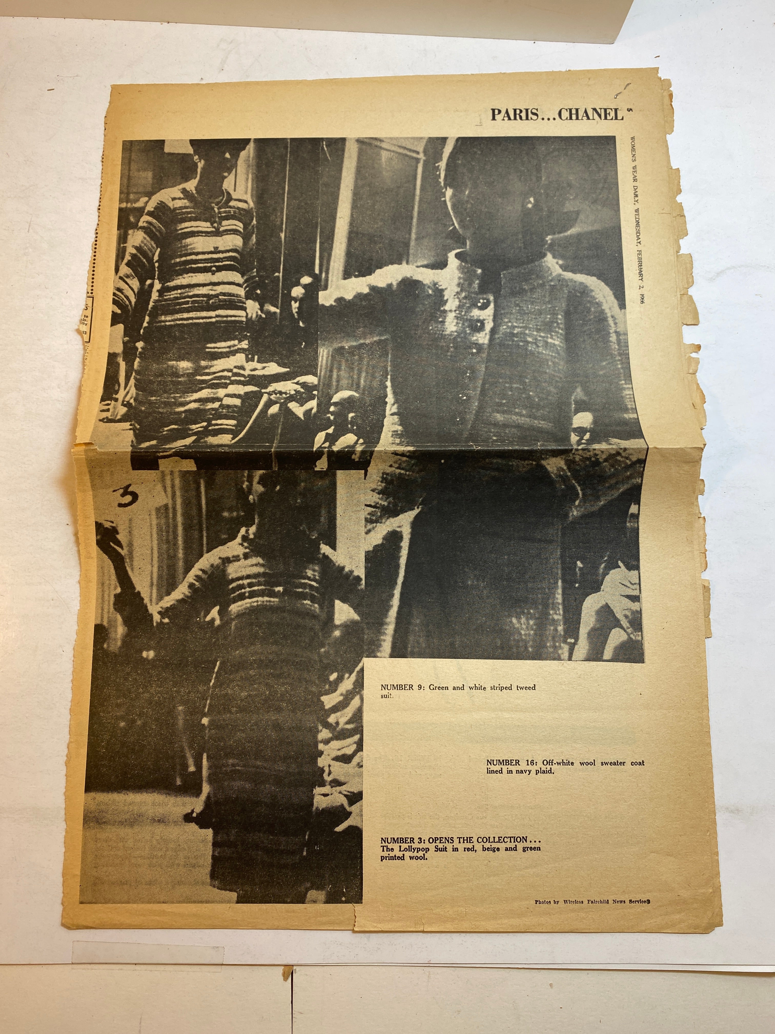 Lot of Chanel Fashion Ephemera 1940s-1960s