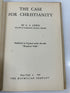 The Case for Christianity by C.S. Lewis Macmillan 1947 HCDJ