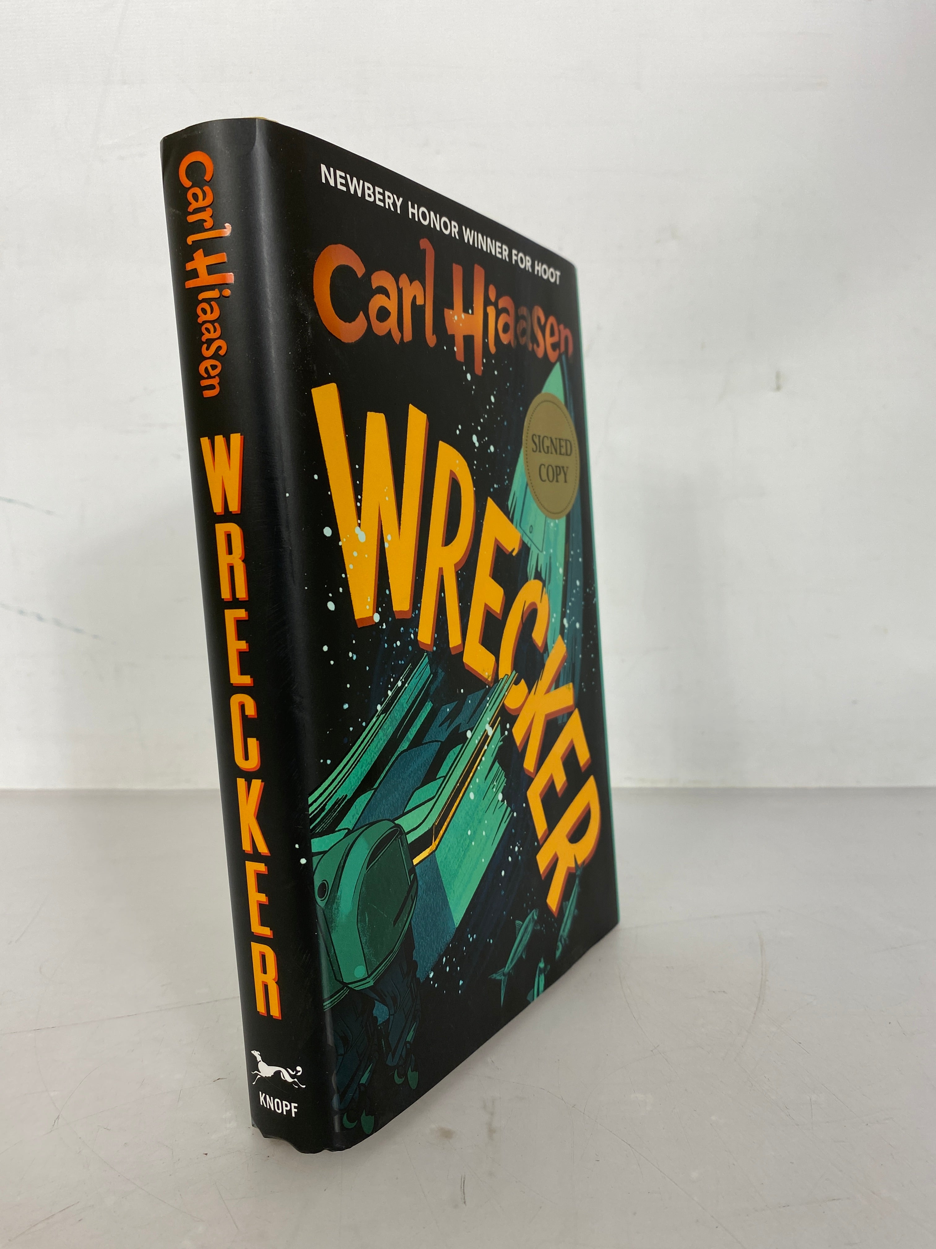 Wrecker by Carl Hiaasen Signed First Edition 2023 HC DJ
